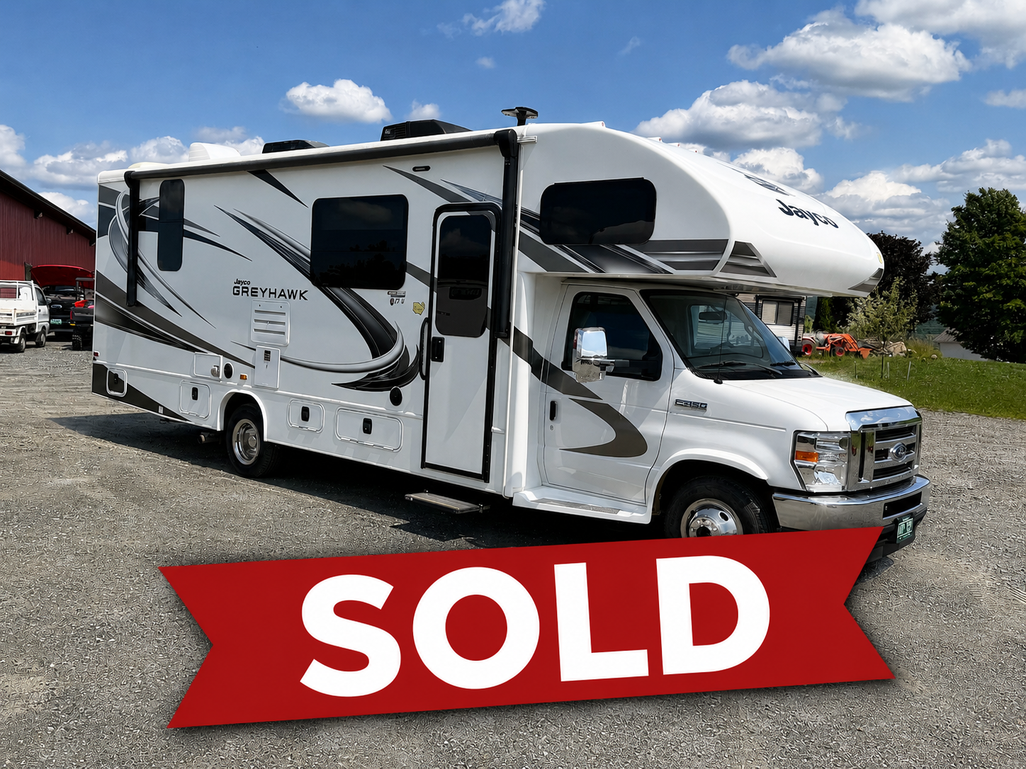 2021 Jayco Greyhawk Series M-27 U Ford E450 Class C- Only 9299 Miles Like New!!