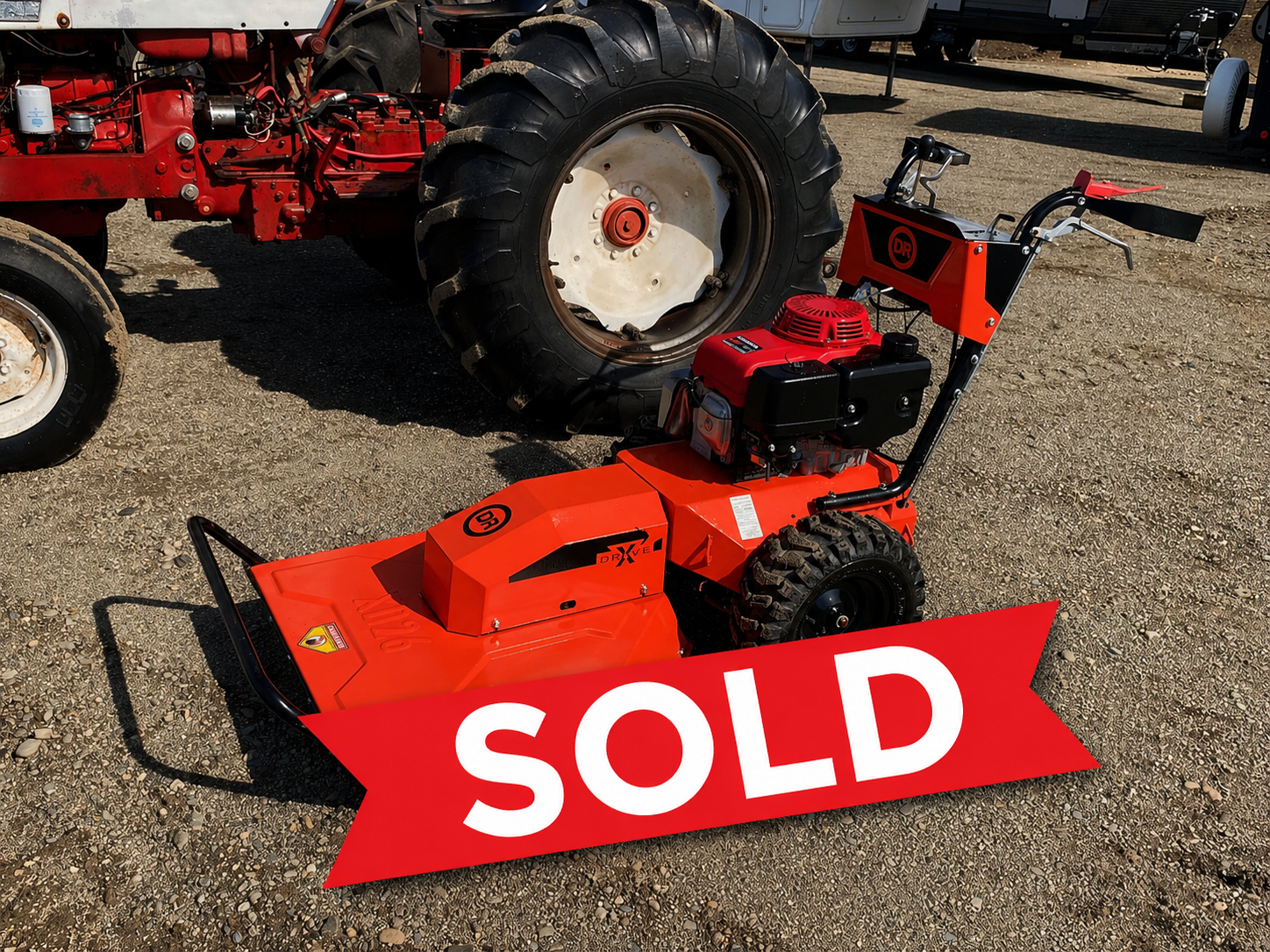 2023 DR XD26 26" Brush Mower W/ Honda GXV 390- Like New only 3.2 Hours!