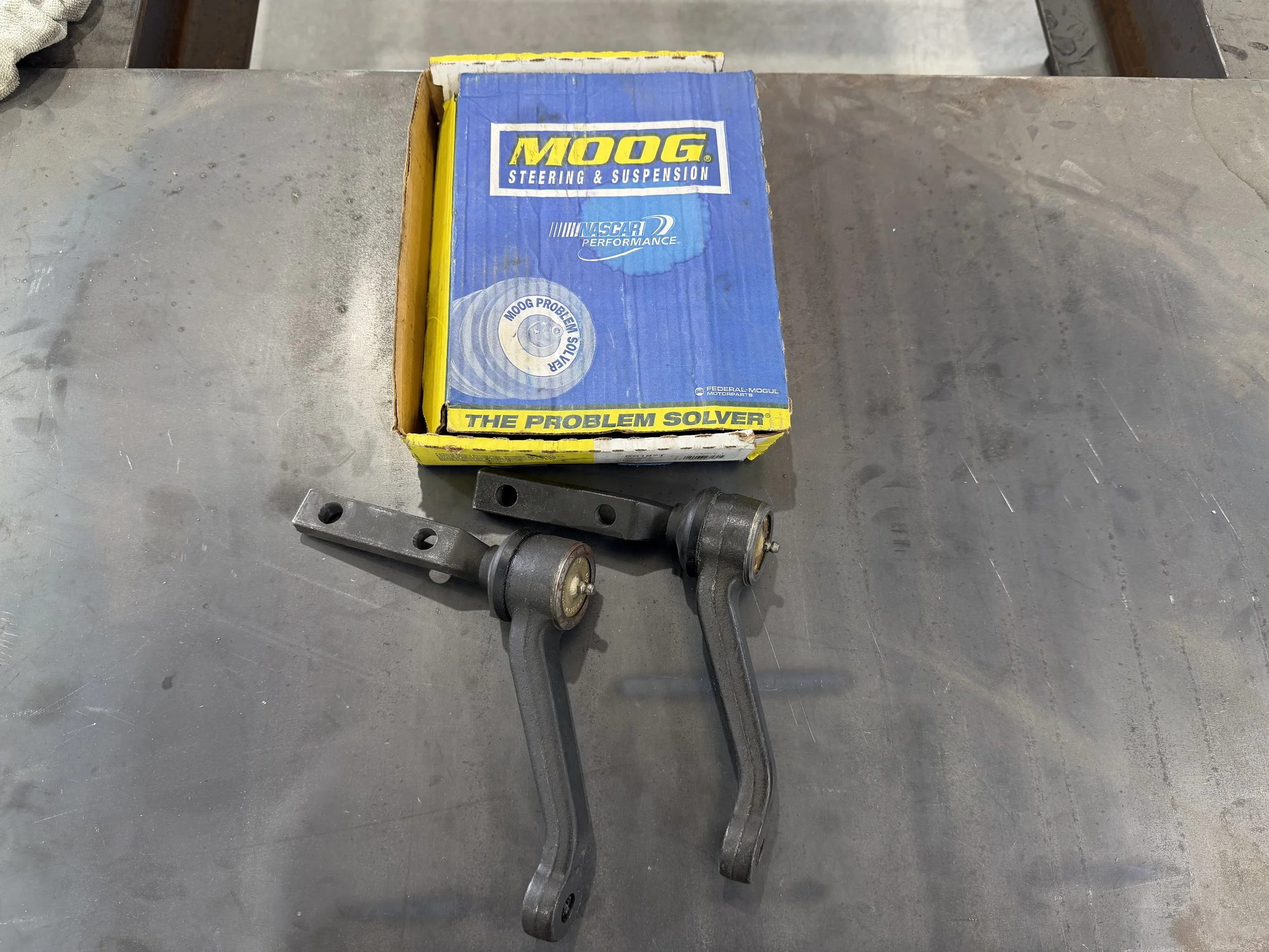 Moog K6187T Idler Arm Pair- GM Tiger Sportsman Street Stock Monte Carlo
