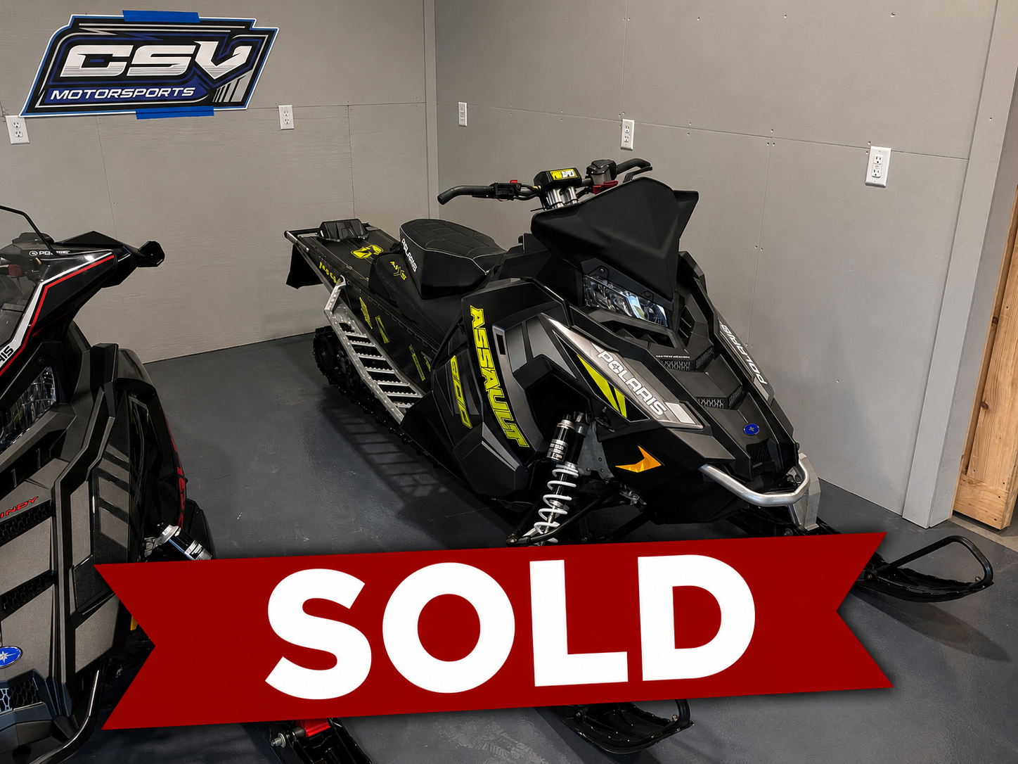 2018 Polaris switchback assault 800 144"