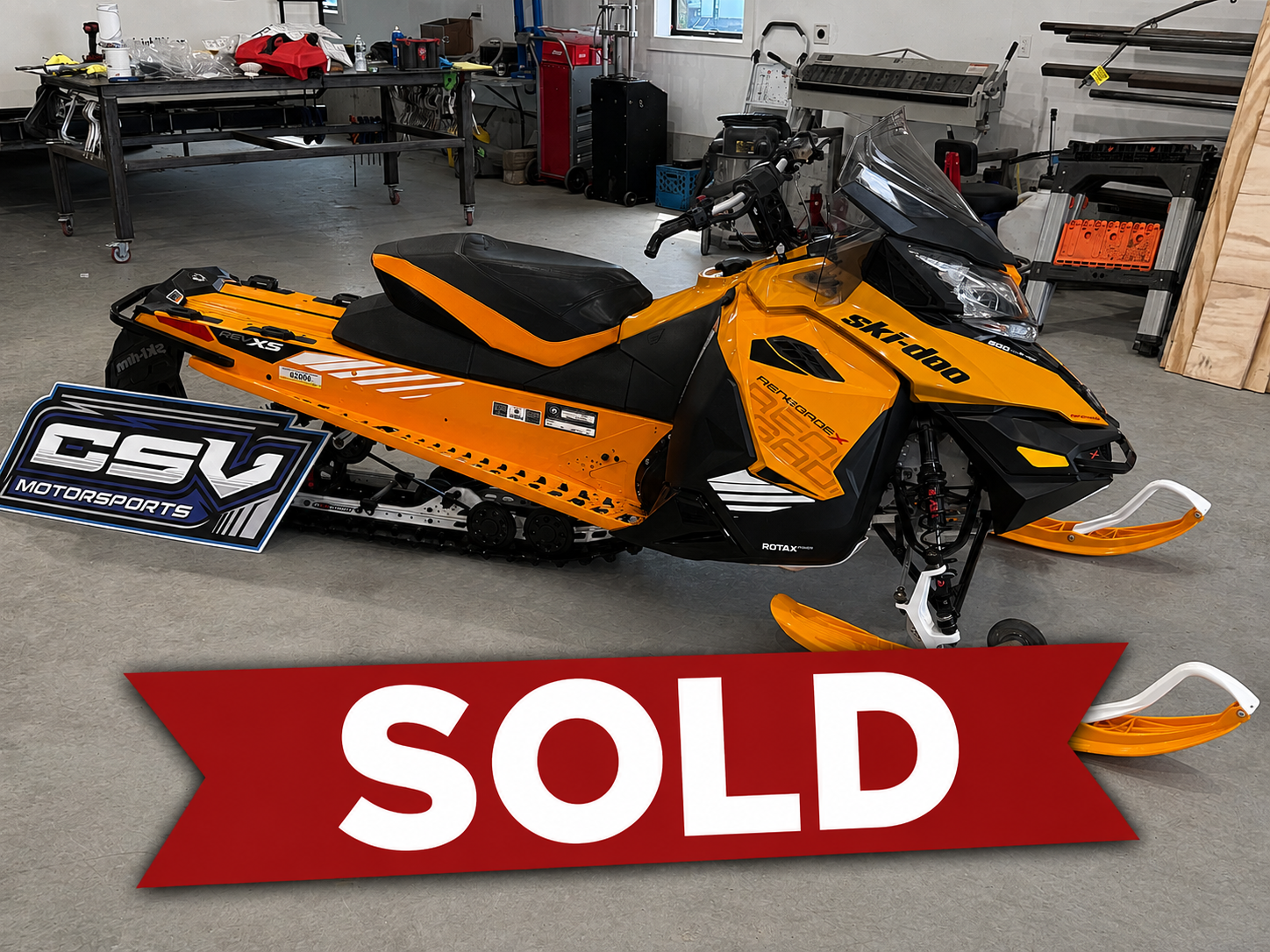 2017 Skidoo Renegade X 600HO ETEC 137"- Tons of Accessories!
