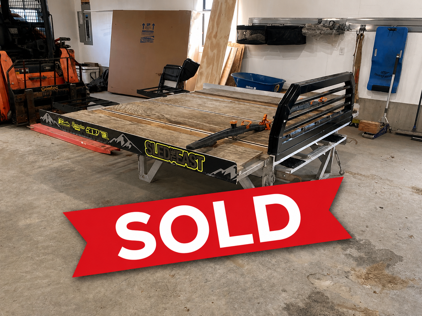 2023 Sno Pro 7' Sled Deck W/ Tons of extras!