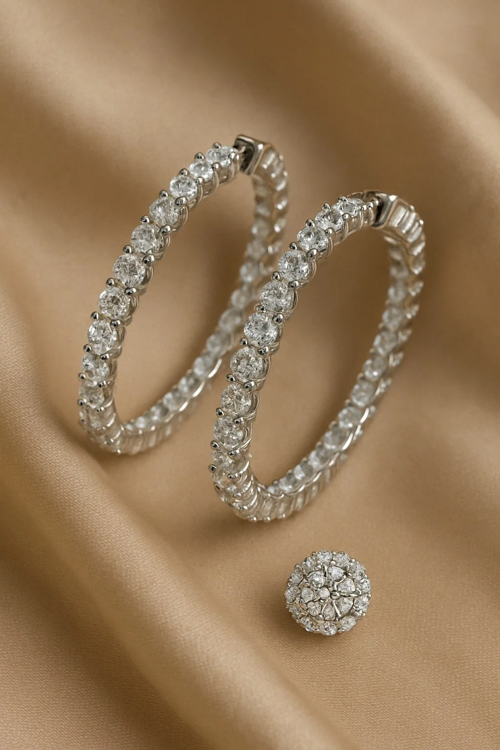 Celeste Diamond Luxe Hoops