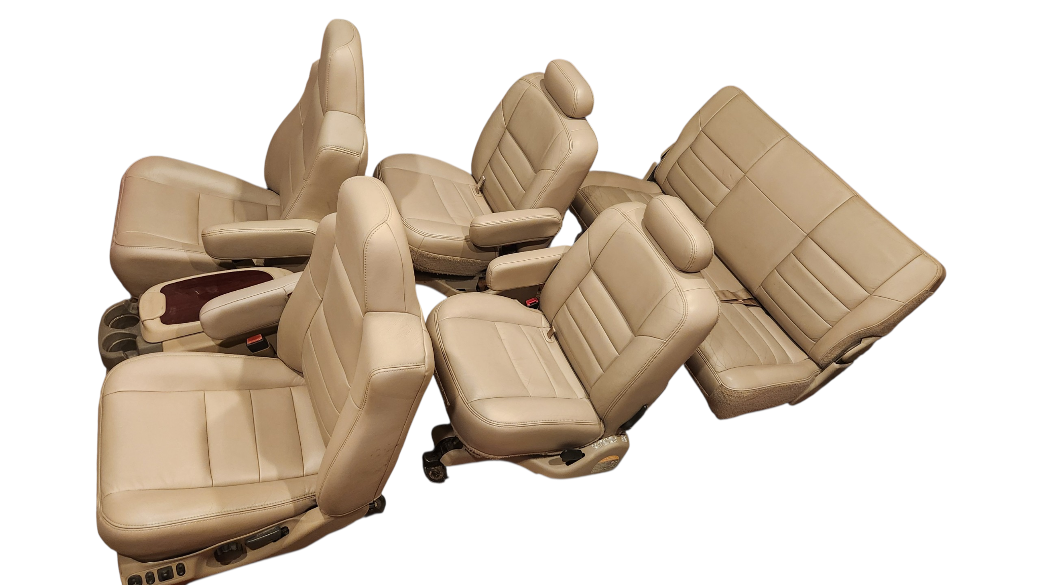 2002 Excursion Quad Buckets with Third Row -FULL SET-