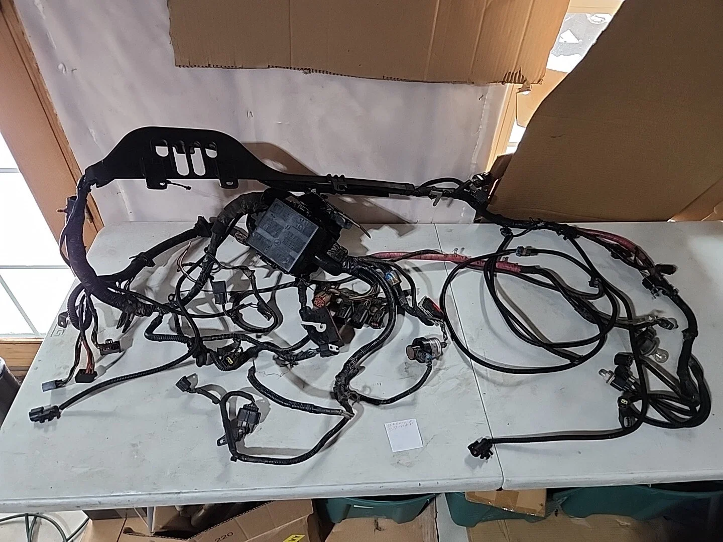 2005 Engine Compartment Harness: Ford 6.0L Engine Compartment Wiring Harness Fuse Box 5C3T-12A581-EY 2005 06 07
