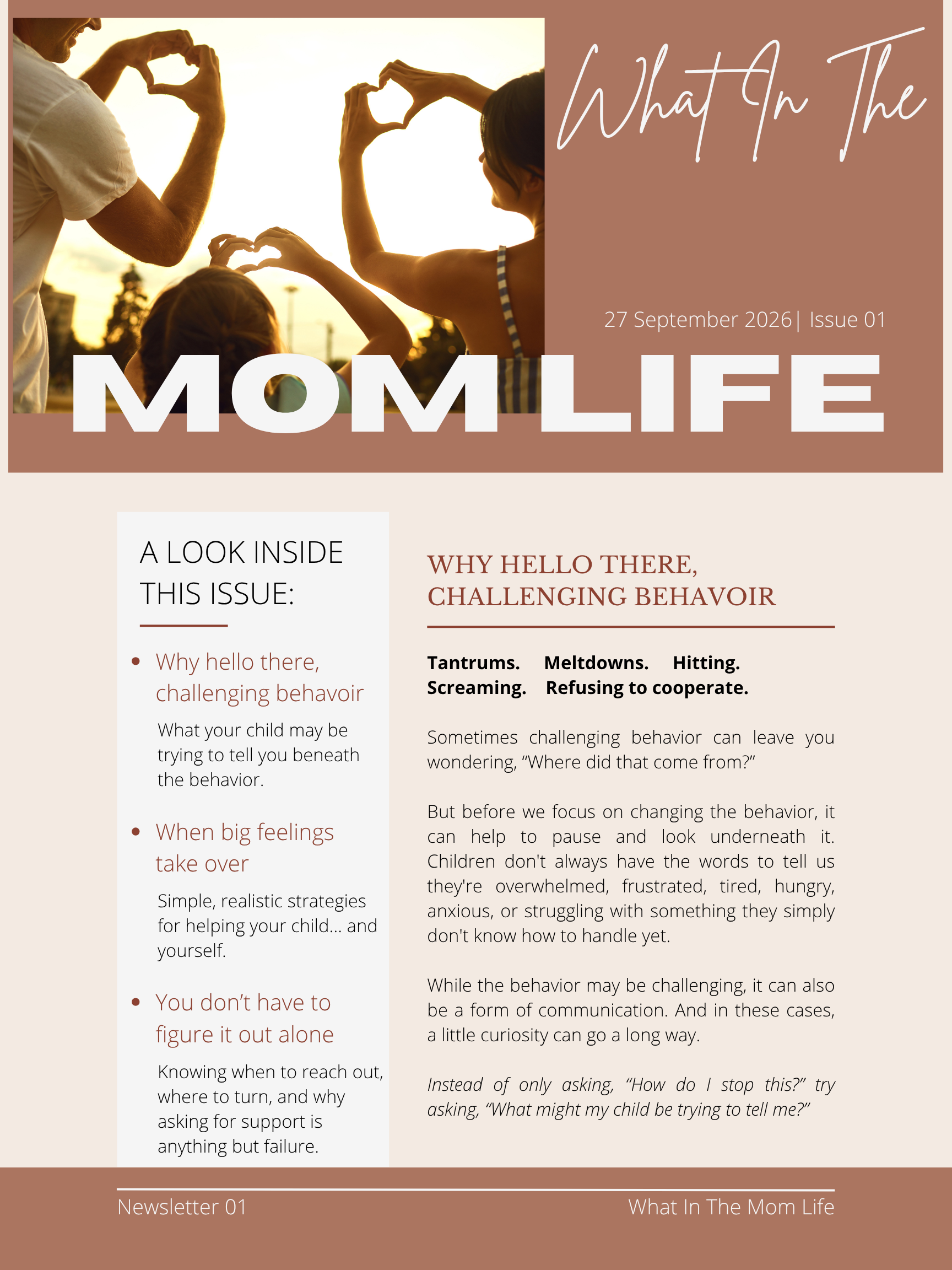 What In The Mom Life Newsletter
