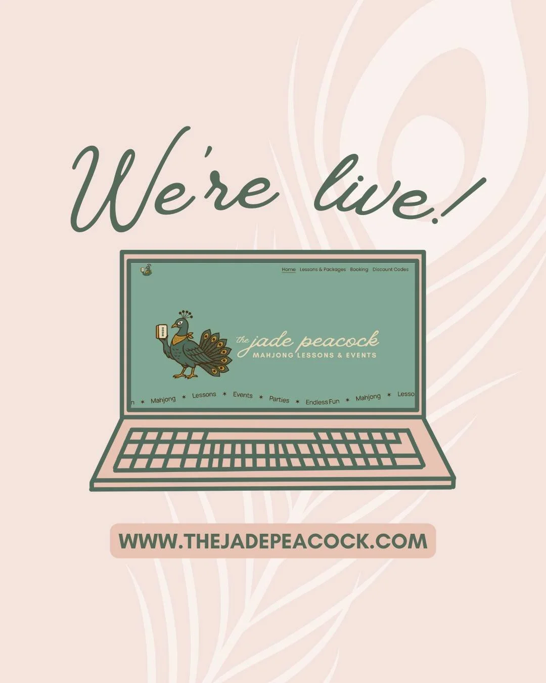 We&rsquo;re live! The Jade Peacock website is officially open. Explore curated mahjong experiences, private lessons, and beautifully hosted events. Your table is waiting!

Head to the link in our bio to check it out! 

#mahjong #bamcrackdot #thejadep
