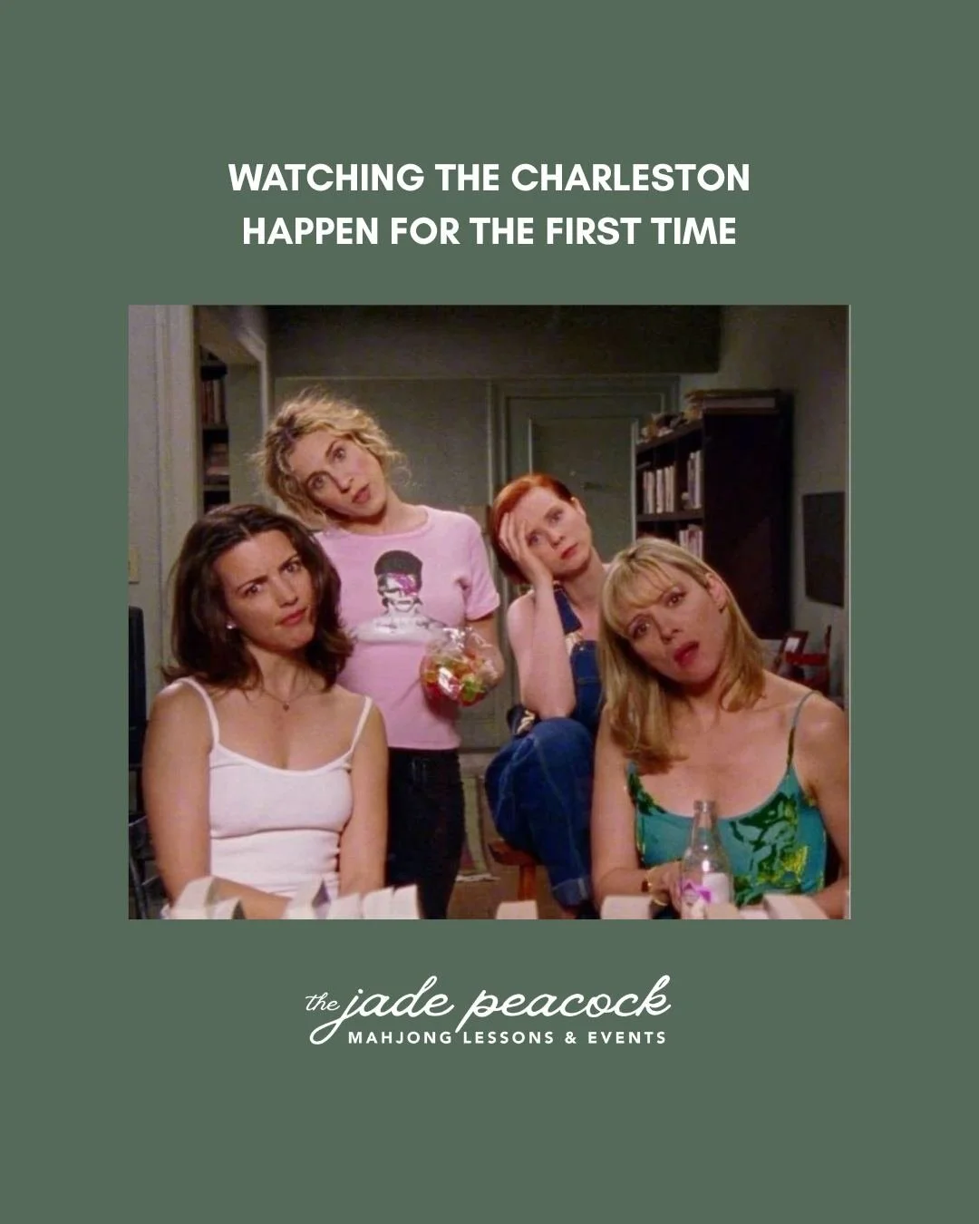 Getting lost in the Charleston? Trust us, everyone does at first.

But do not fret! It&rsquo;s way easier once you learn the flow step-by-step. Sign up for a lesson with The Jade Peacock and we&rsquo;ll make it feel natural!

Head to the link in our 