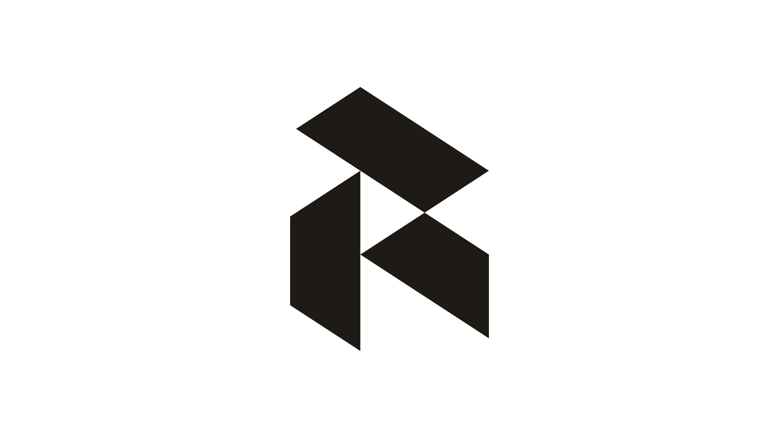 A black background with a dark, abstract, geometric design in the center.