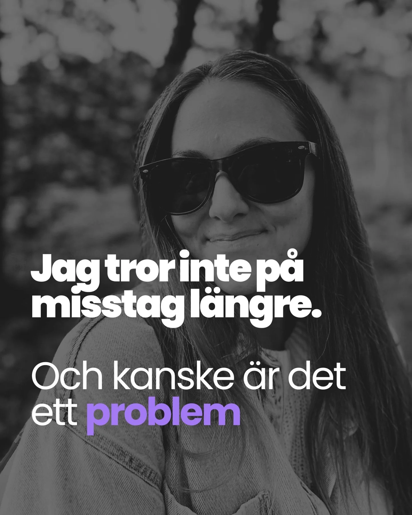 Jag fick en fr&aring;ga om vilket misstag jag gjort p&aring; senaste.

&Auml;rligt talat? Jag kunde inte komma p&aring; n&aring;got.

Och det fick mig att fundera p&aring; n&aring;got helt annat:

Lever jag ens tillr&auml;ckligt?
P&aring; vilka s&aum