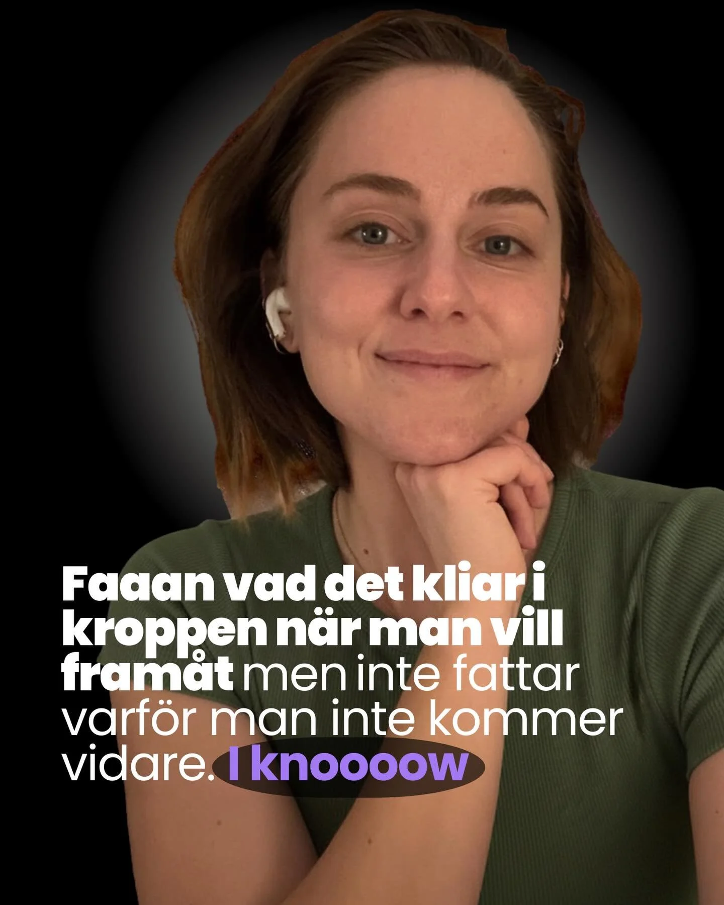 Faaan vad det kan klia i kroppen n&auml;r man vill fram&aring;t och inte fattar varf&ouml;r man inte riktigt kommer vidare.

I knoooow.

Potentialen enorm, disciplinen finns d&auml;r f&ouml;r r&auml;tt saker, och modet som kr&auml;vs kommer du hitta.