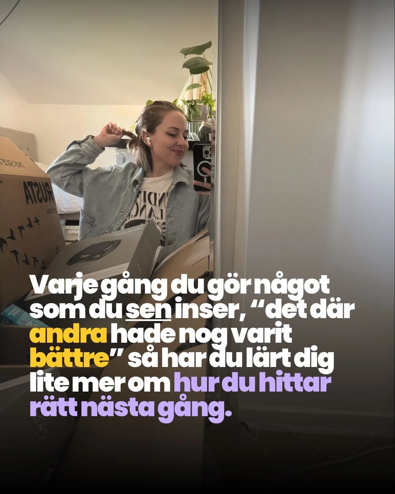 Jag tror inte p&aring; misstag. Bara om vi menar p&aring; att det &auml;r l&auml;rdomar. 

Varje g&aring;ng du g&ouml;r n&aring;got som du sen inser, &ldquo;det d&auml;r andra hade nog varit b&auml;ttre&rdquo; s&aring; har du l&auml;rt dig lite mer o