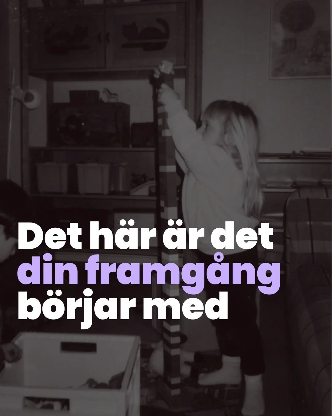 En sweet liten p&aring;minnelse till dig idag:

Det pratas mycket om att s&auml;tta m&aring;l och skapa planer och strategier

och lite f&ouml;r lite om hur h&ouml;gljudda tvivlen kan bli och hur de kan l&aring;ta n&auml;r du verkligen vill n&aring;g