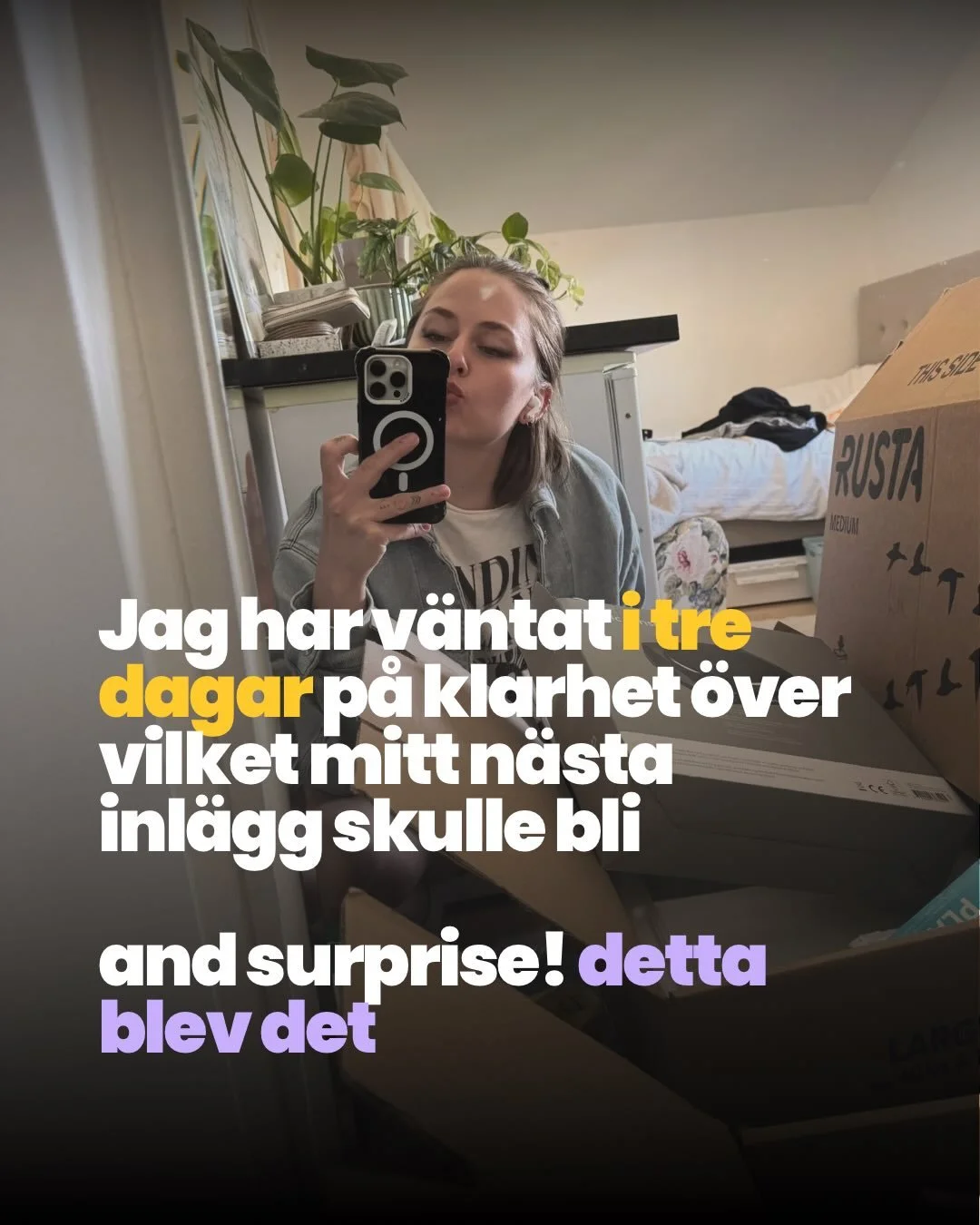 Har du ingen inspiration att m&aring;la?
M&aring;la frustrationen.

Vet du inte vad n&auml;sta steg &auml;r?
Ta det f&ouml;rsta du kommer att t&auml;nka p&aring;.

Keep it simple. Det g&ouml;r underverk