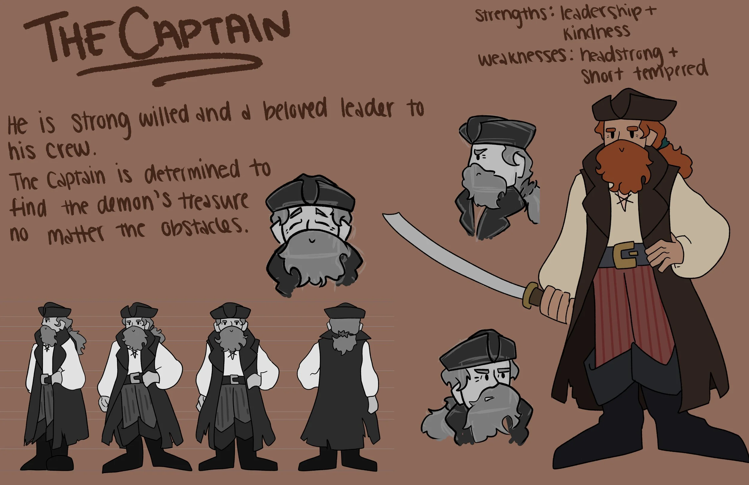 The Captain Character Sheet
