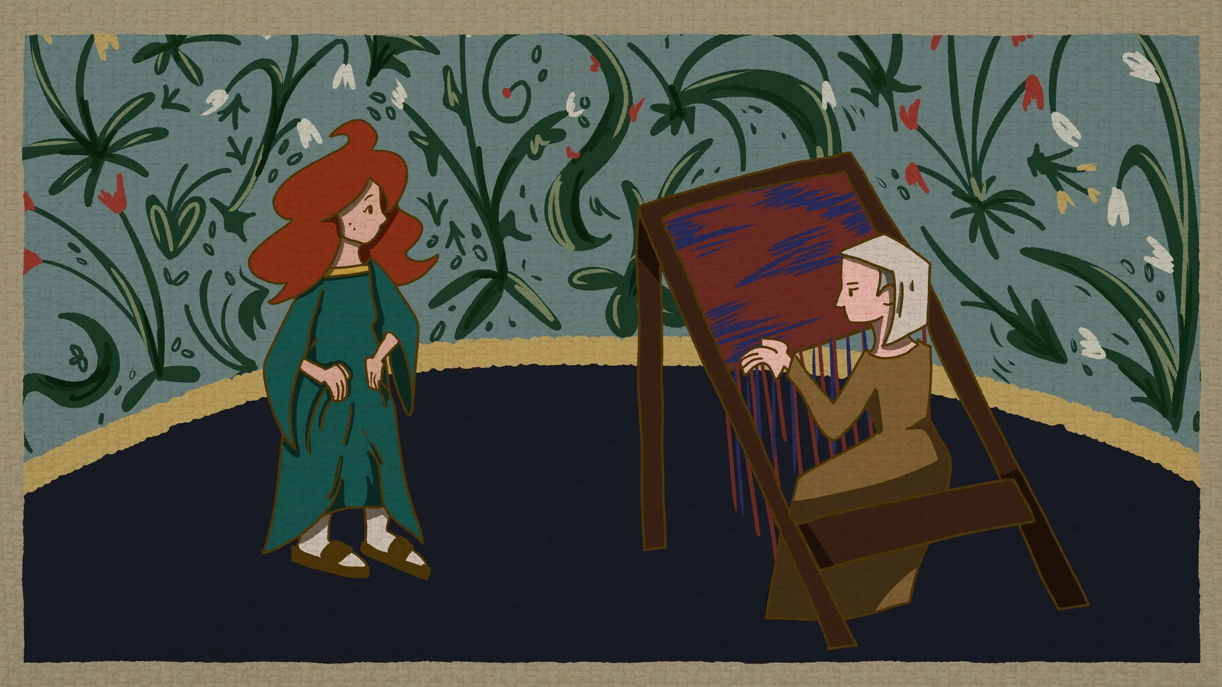 "Time Frame" Tapestry