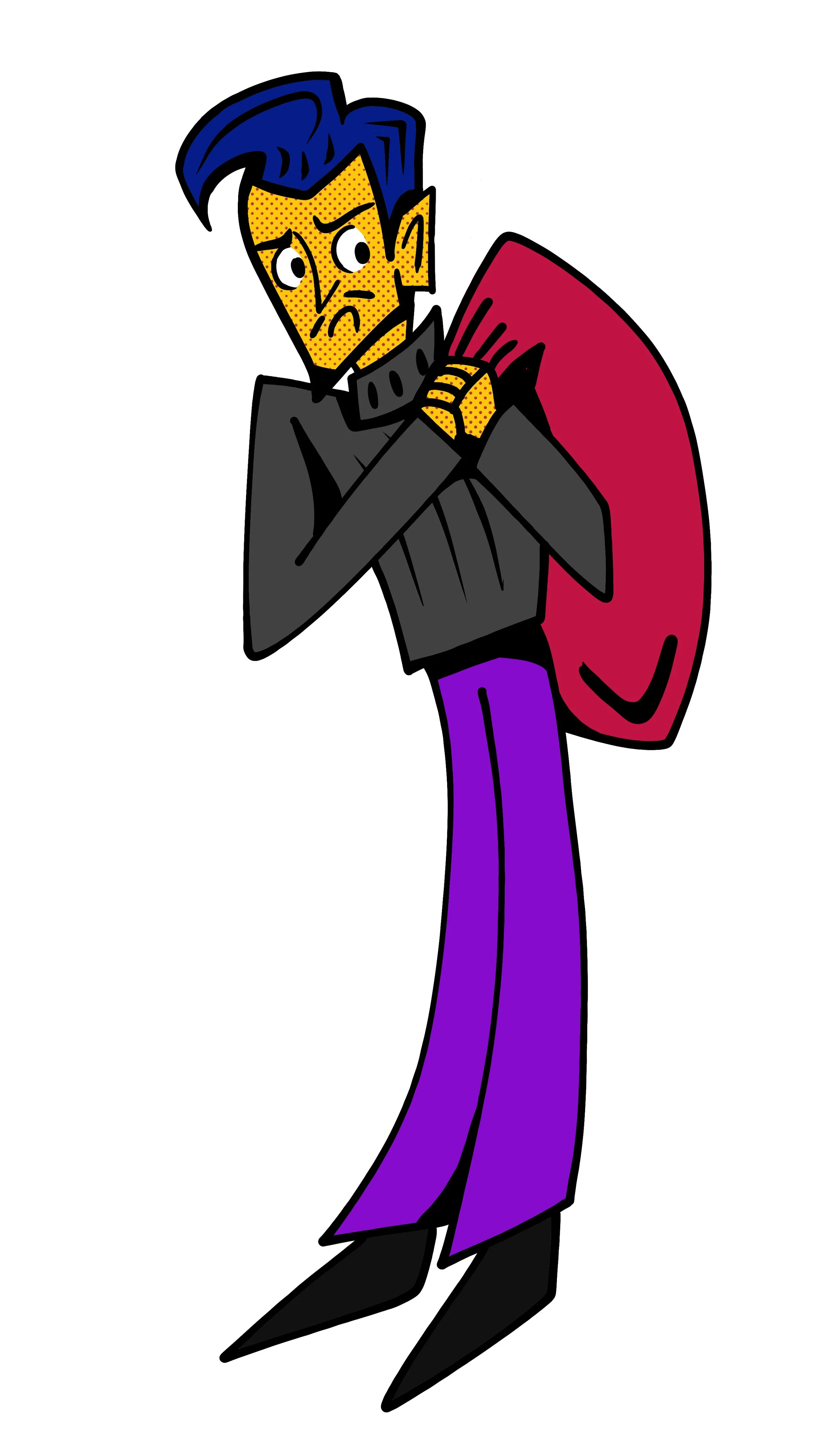 "Time Frame" Pop Art Villain