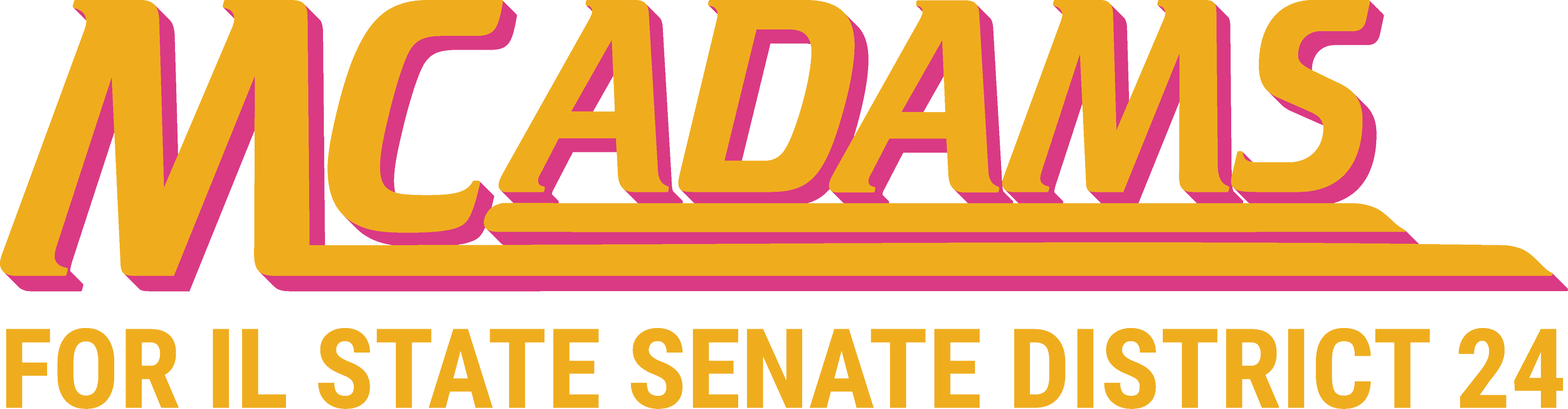 McAdams for IL State Senate District 24 logo