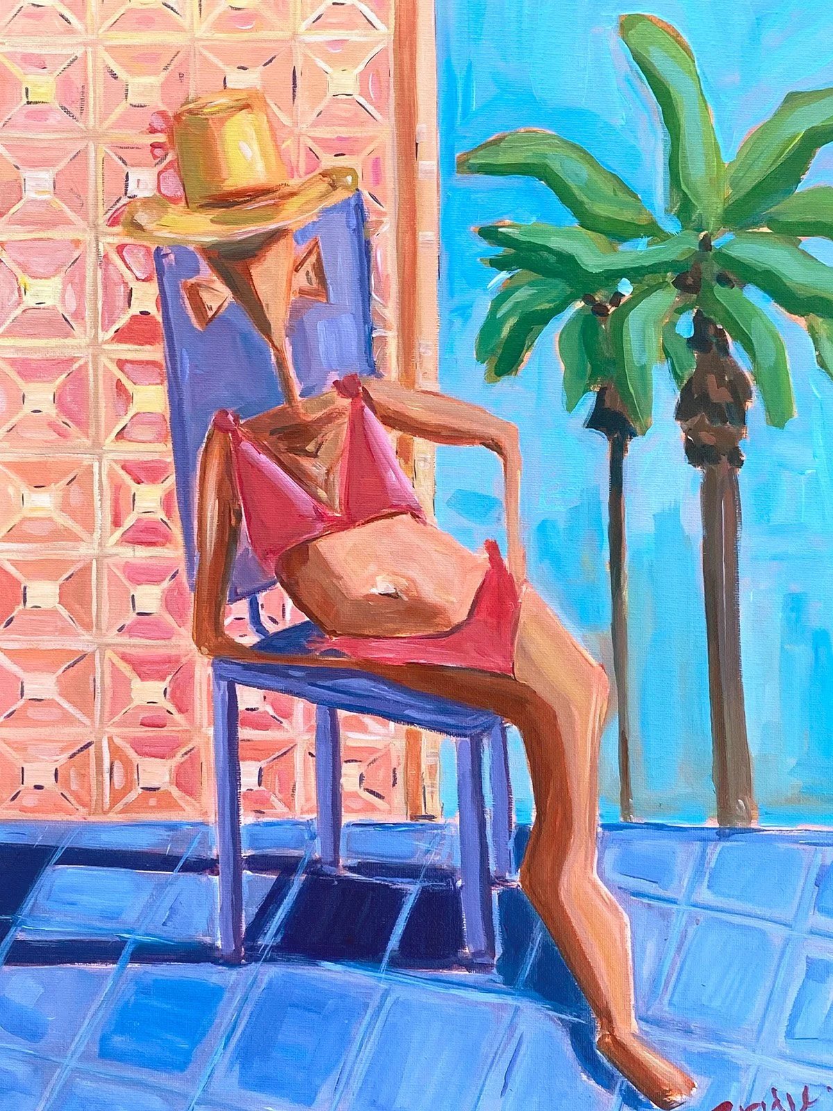 'Sun Kissed' - Messy Figure Limited Edition Fine Art Print