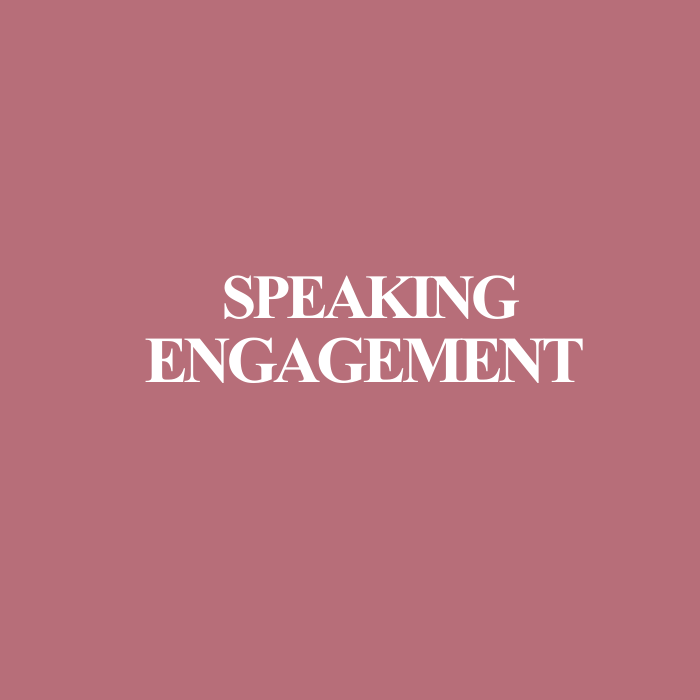 Speaking Engagements