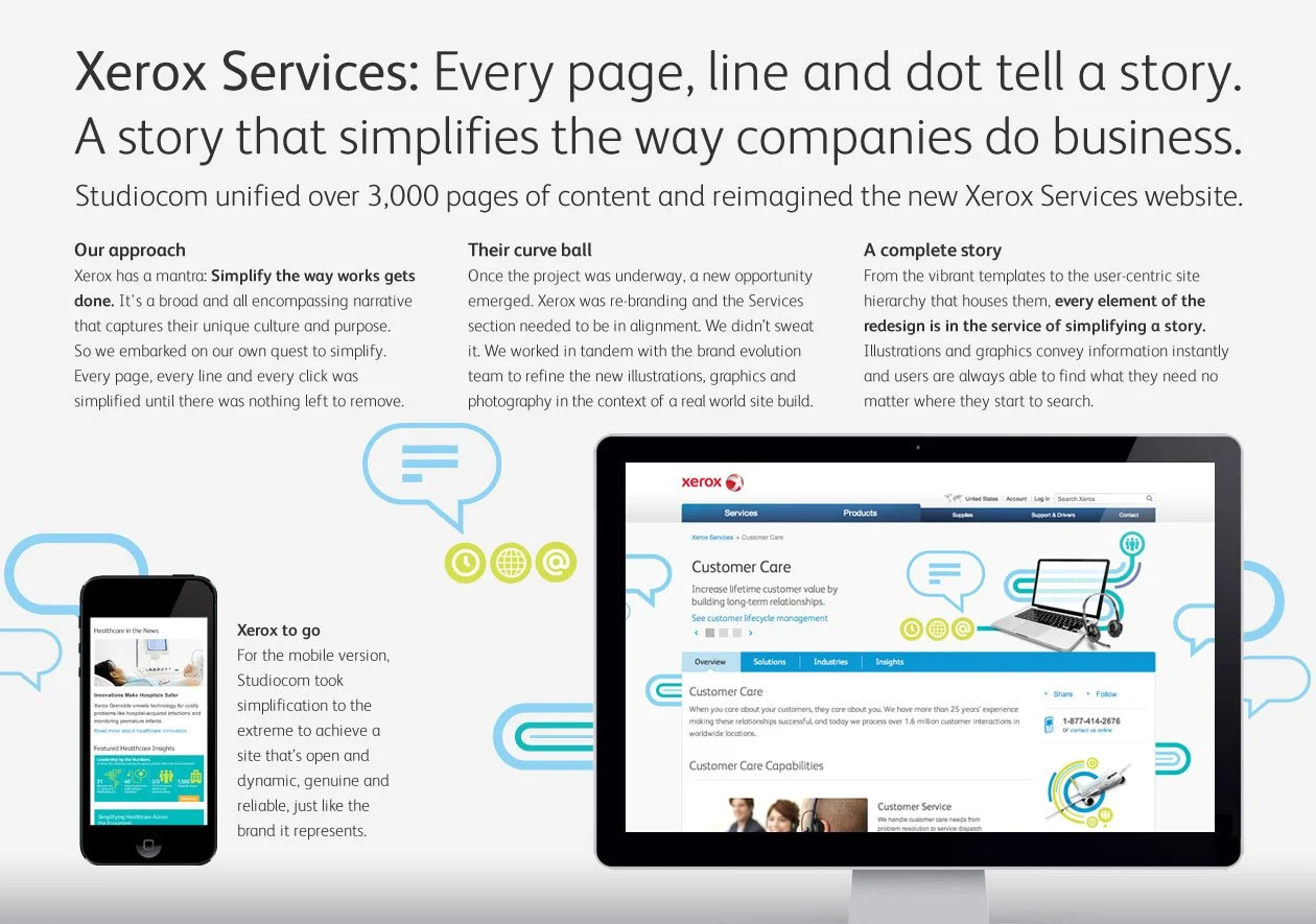 Xerox Services Website