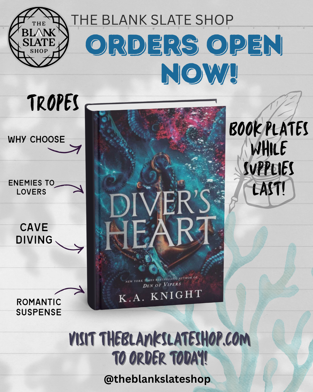 Divers Heart by K.A. Knight