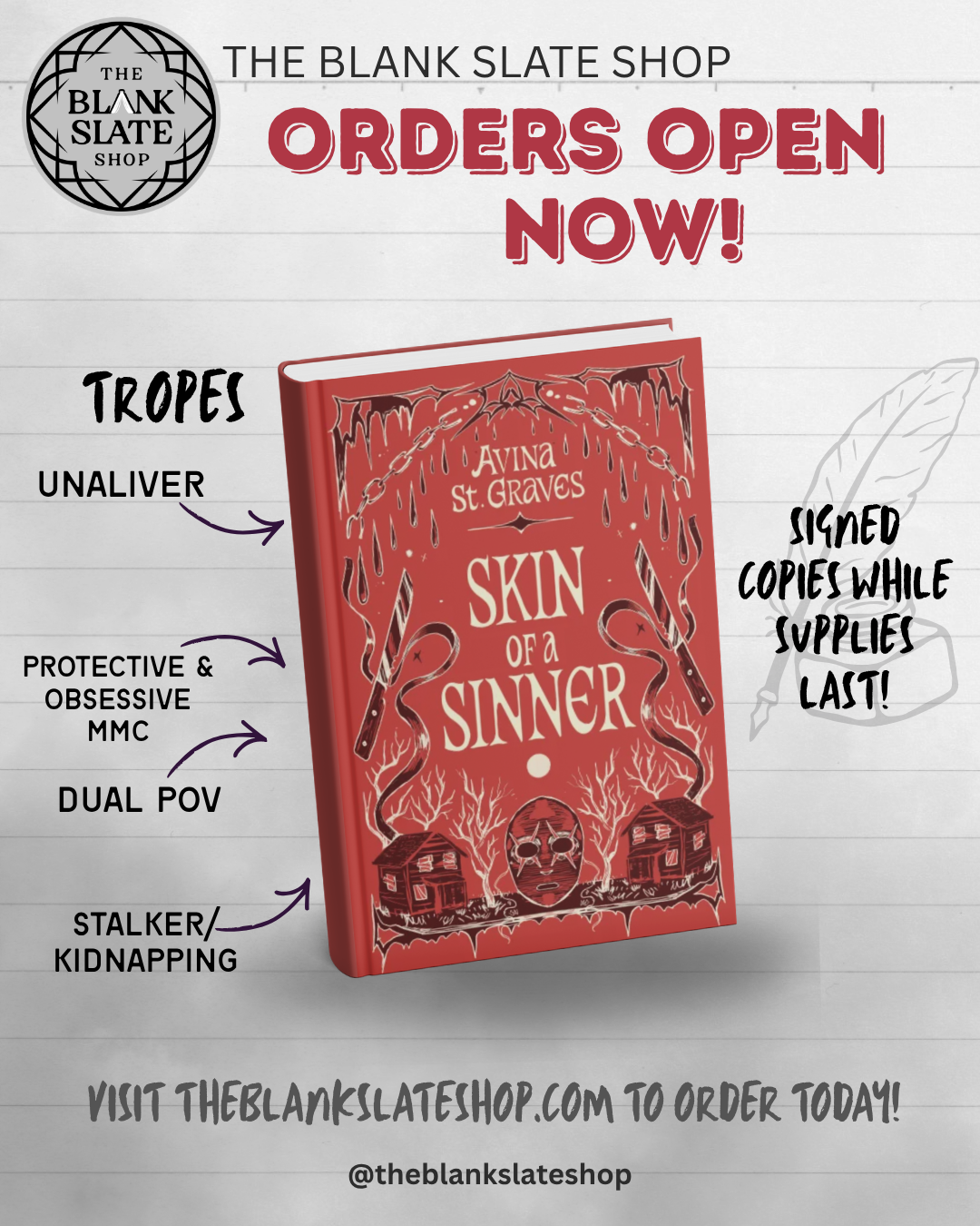 Skin of a Sinner (2026 Special Edition) by Avina St. Graves