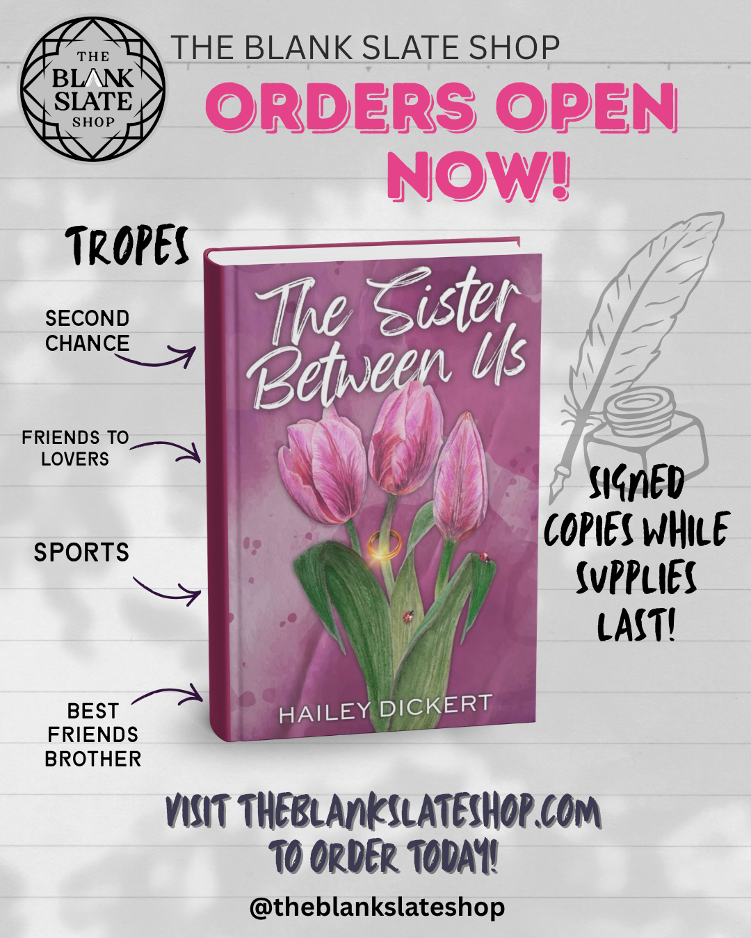 The Sister Between Us by Hailey Dickert