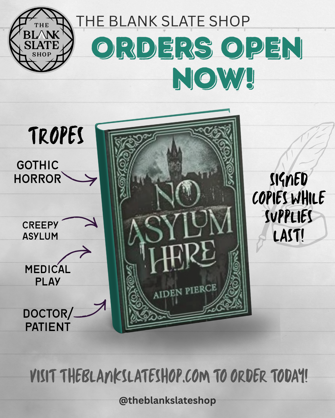 No Asylum Here by Aiden Pierce