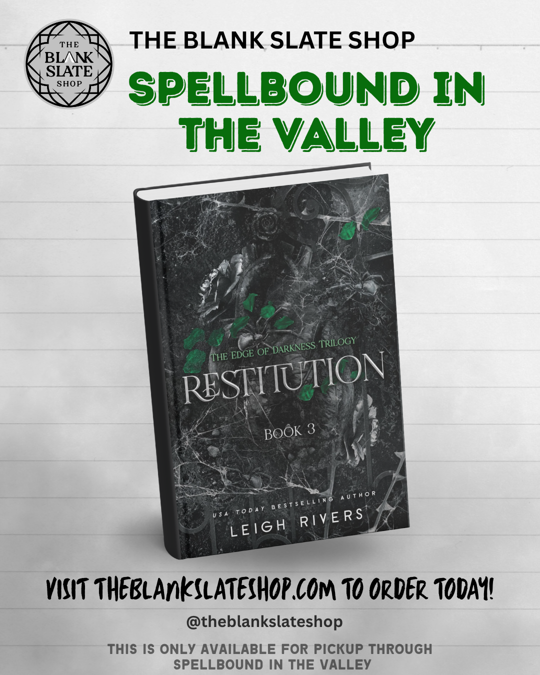 Restitution by Leigh Rivers SPELLBOUND PICK UP ONLY