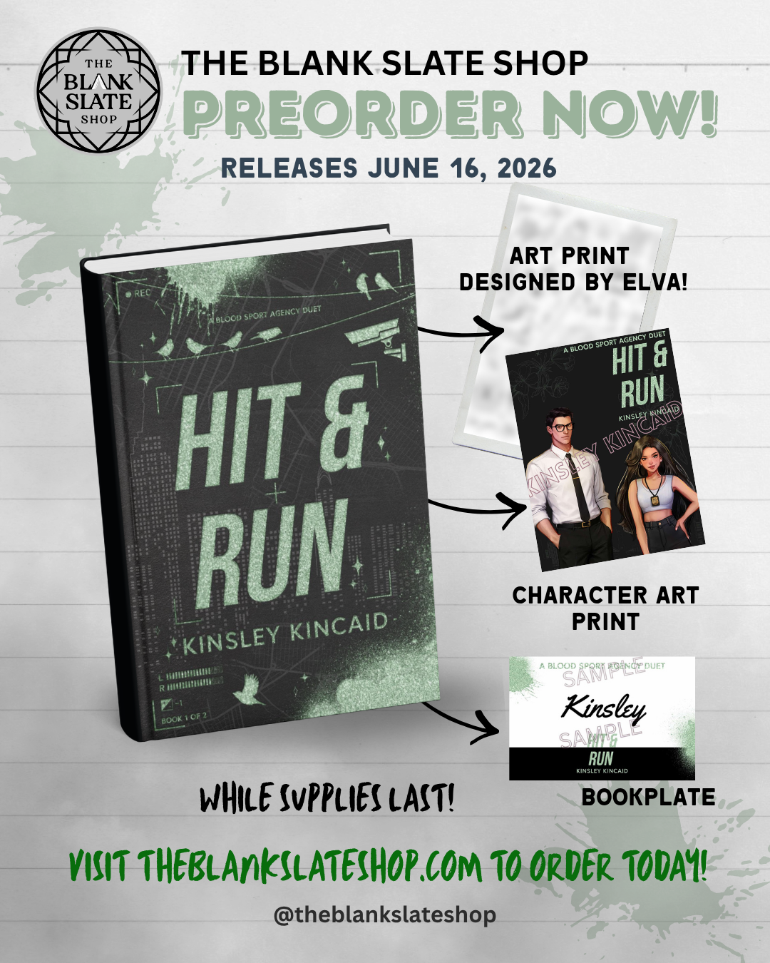 Preorder Hit & Run by Kinsley Kincaid