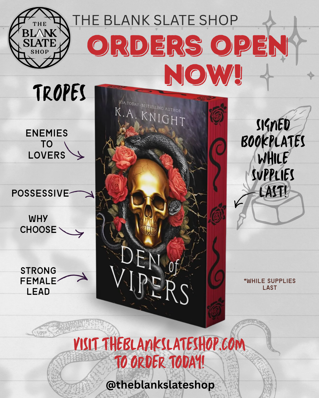 Den of Vipers by K.A. Knight