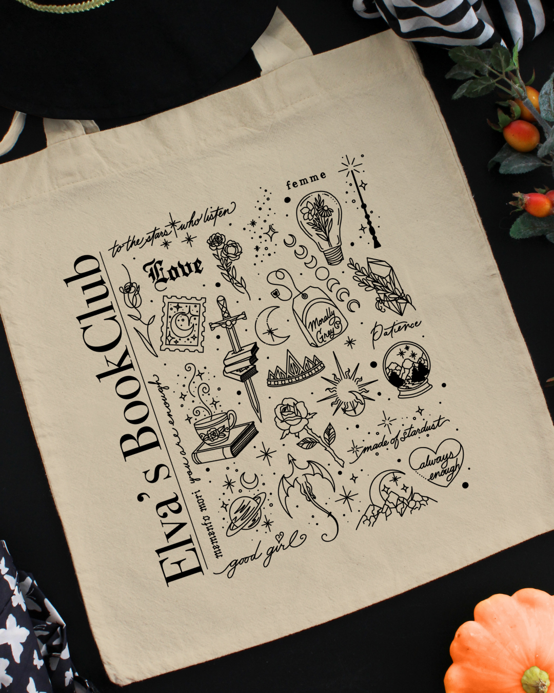 Bookish Flash Tote Bag