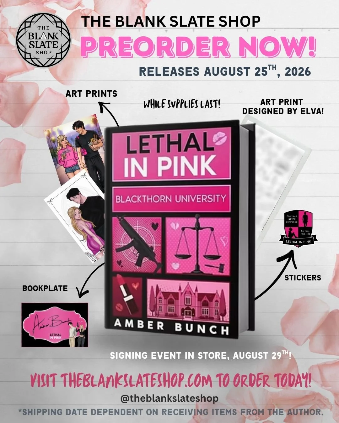 Preorder Lethal in Pink by Amber Bunch