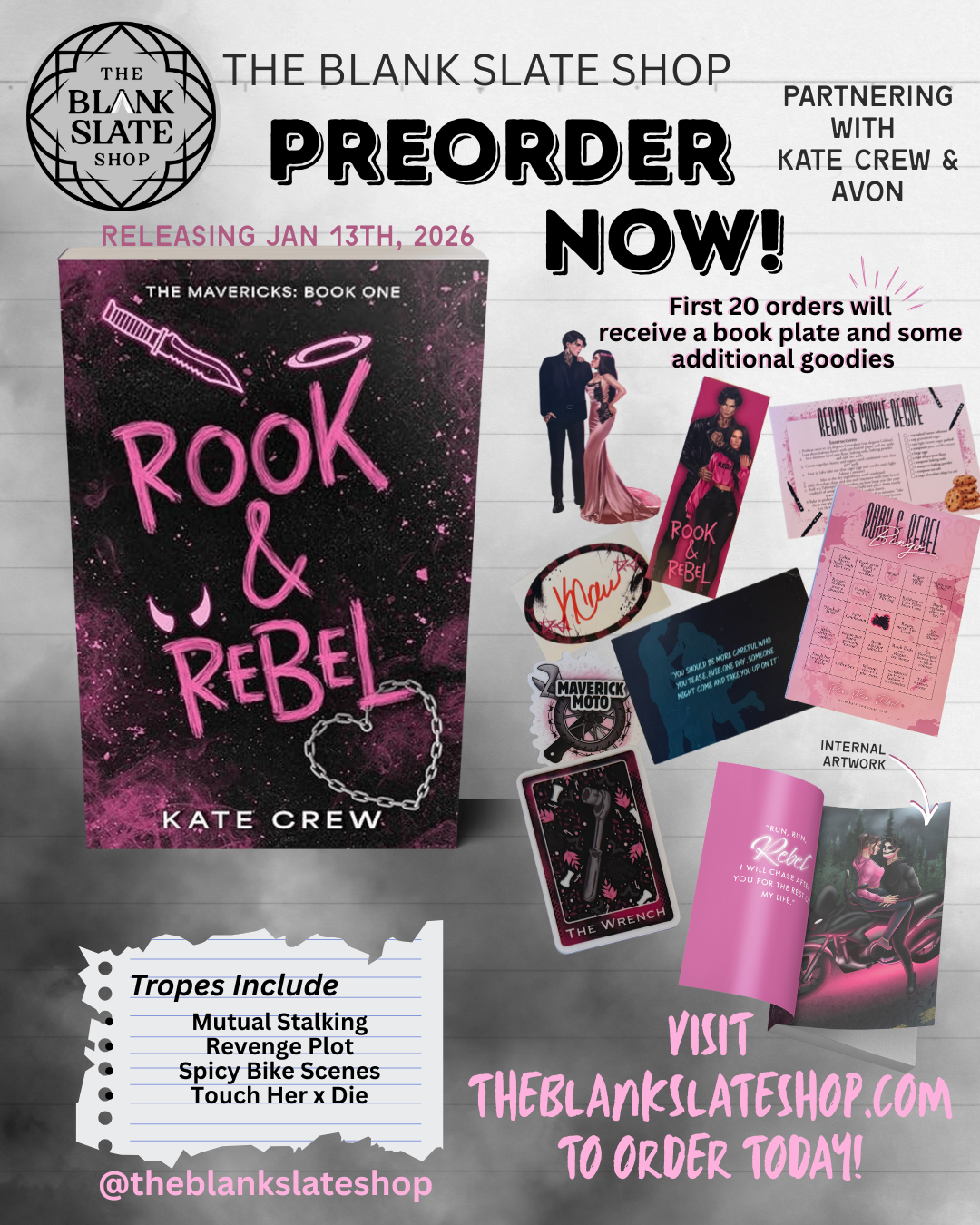 PREORDER ROOK & REBEL