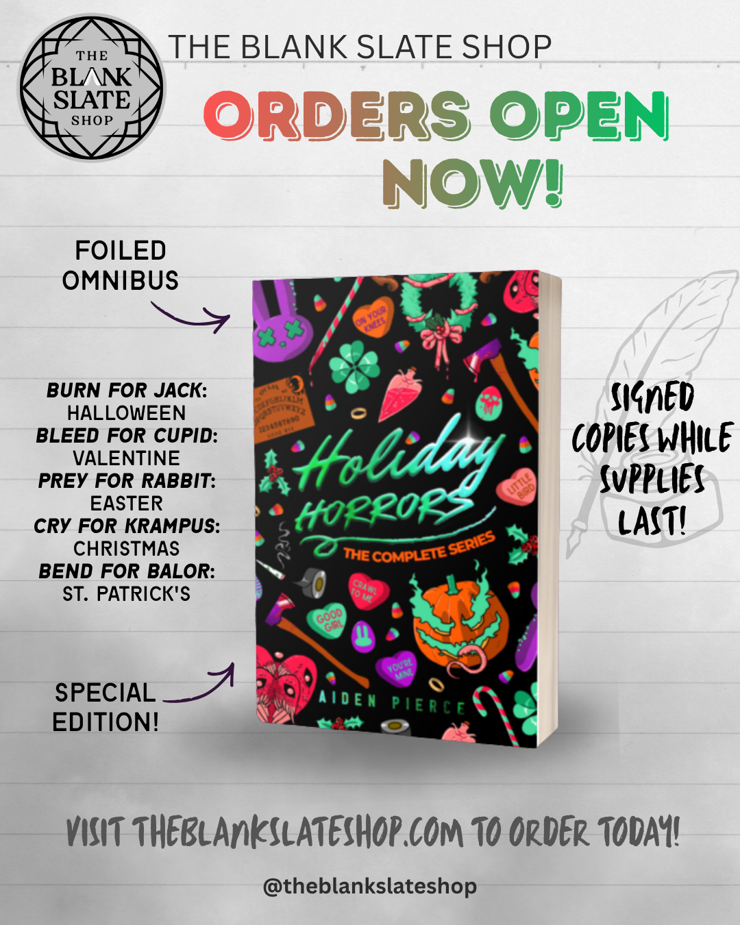 Holiday Horrors Omnibus by Aiden Pierce
