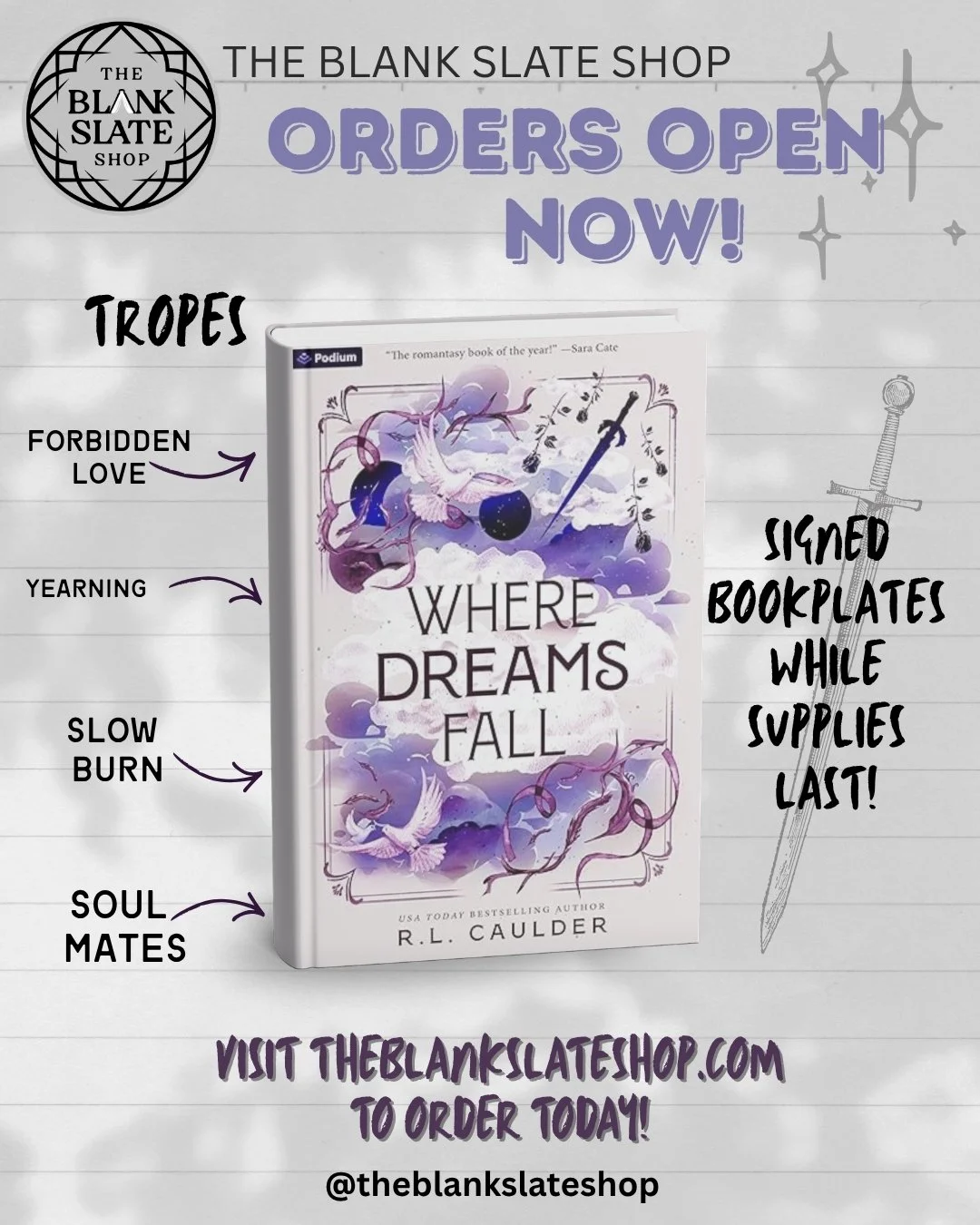 Where Dreams Fall by R.L. Caulder