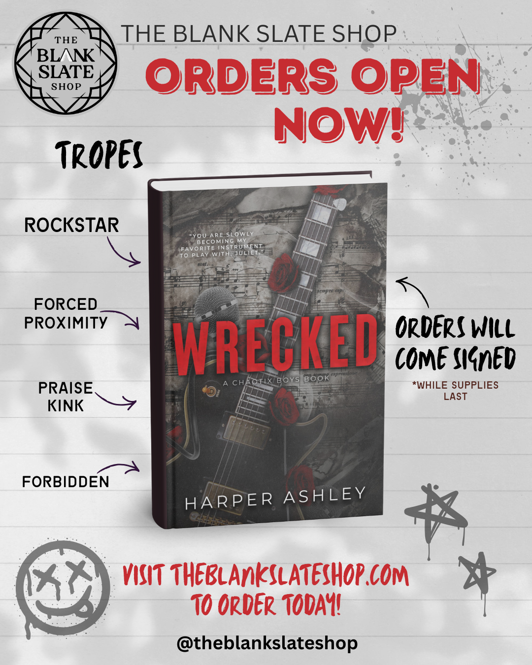 Wrecked by Harper Ashley - Signed