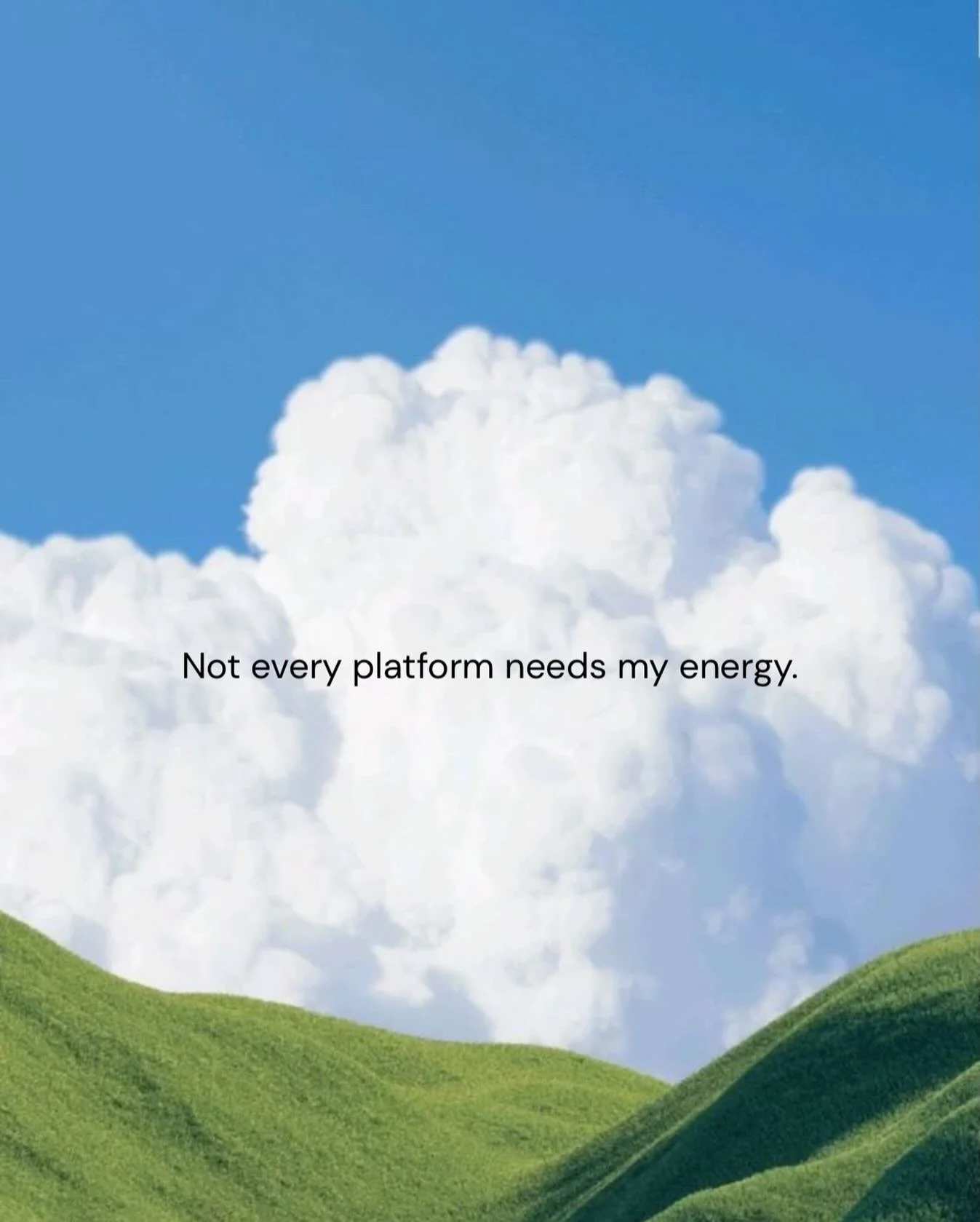 Boundaries aren&rsquo;t walls&mdash;they&rsquo;re strategy.

Not every platform, person, or opportunity deserves your attention.
Discernment isn&rsquo;t hesitation; it&rsquo;s authority.

When you steward your energy, you stop reacting and start infl