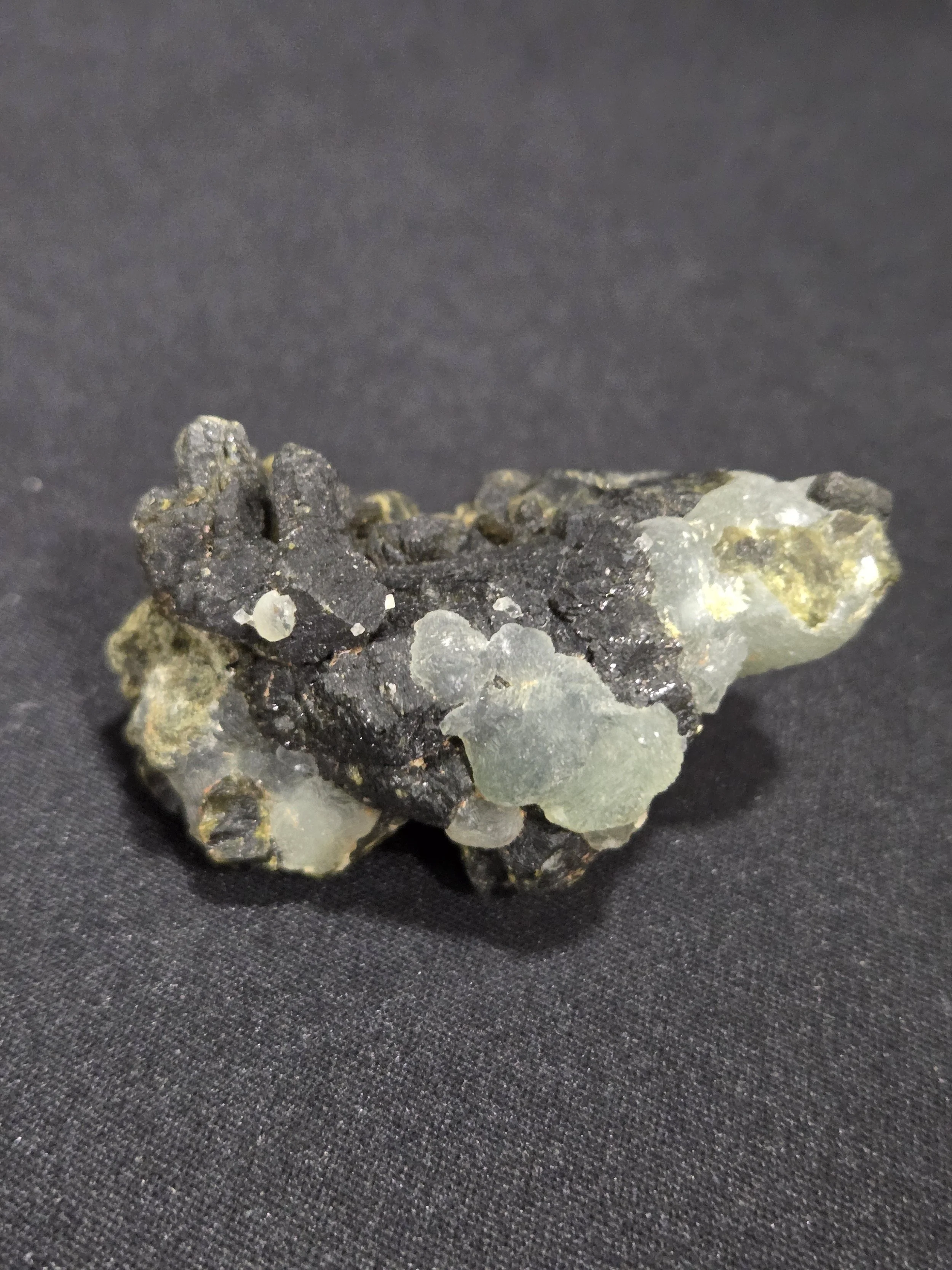 Epidote Specimen DEW Flare | Natural Raw Crystal | Heart & Root Chakra Healing, Growth & Grounded Transformation | Divine Exchange Within