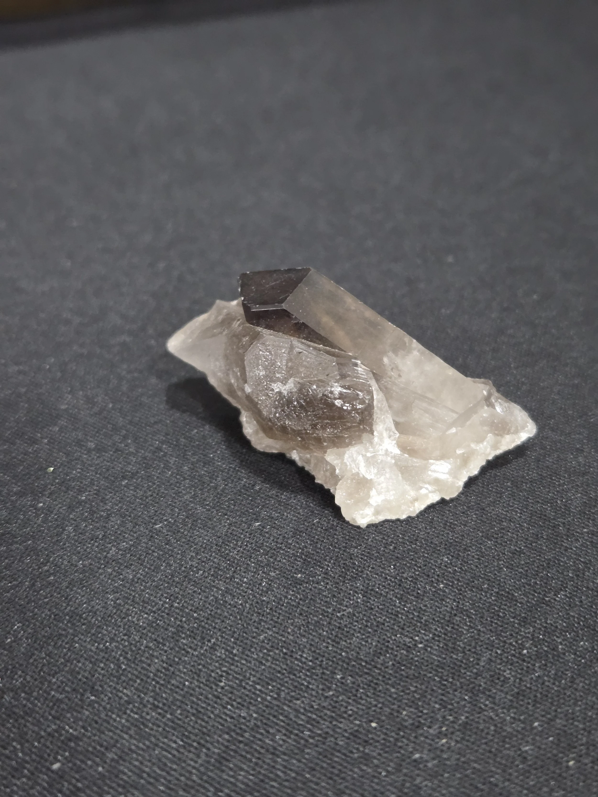 Smokey Quartz Cluster DEW Flare | Natural Raw Crystal Cluster | Root & Solar Plexus Chakra Grounding, Protection & Emotional Release | Divine Exchange Within