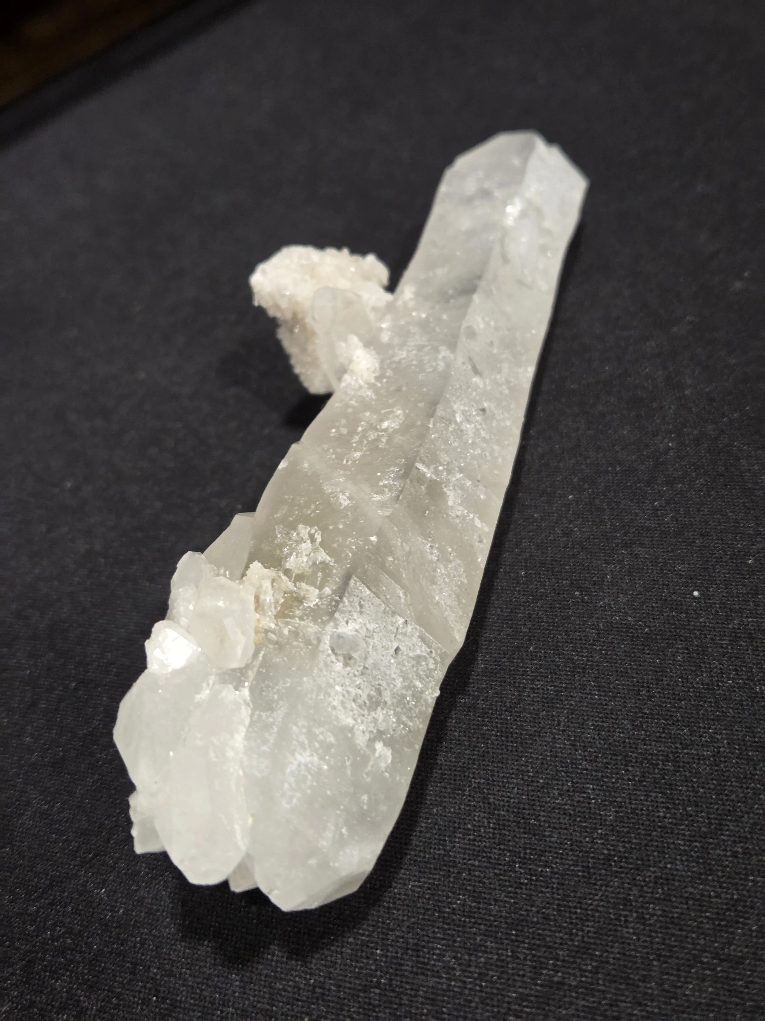 Danburite Cluster DEW Flare | Natural Raw Crystal Point & Cluster | Crown & Third Eye Chakra Light, Clarity & Angelic Connection | Divine Exchange Within