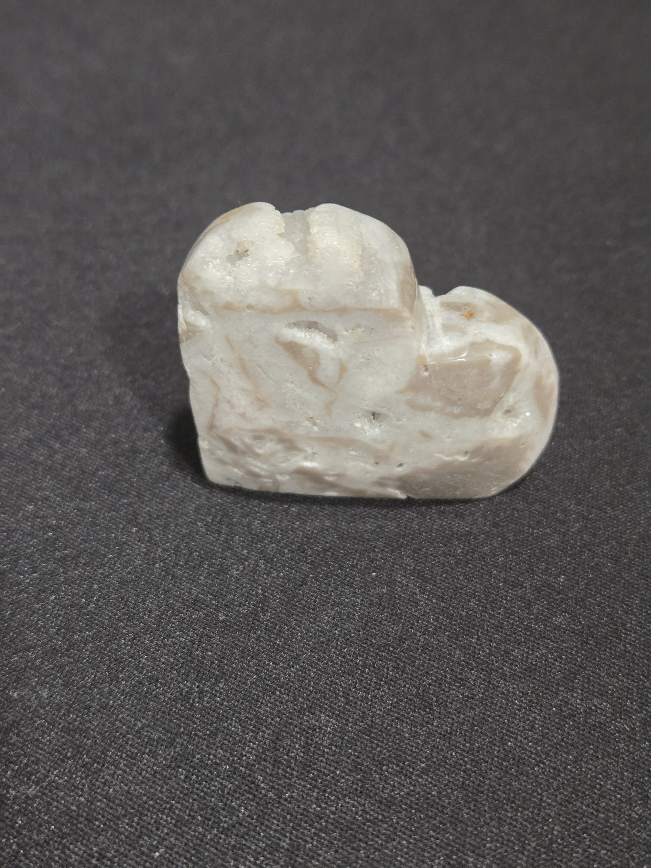 Sphalerite Heart DEW Spark | Polished Natural Carved Gemstone | Root & Solar Plexus Empowerment, Grounded Confidence & Energetic Vitality | Divine Exchange Within