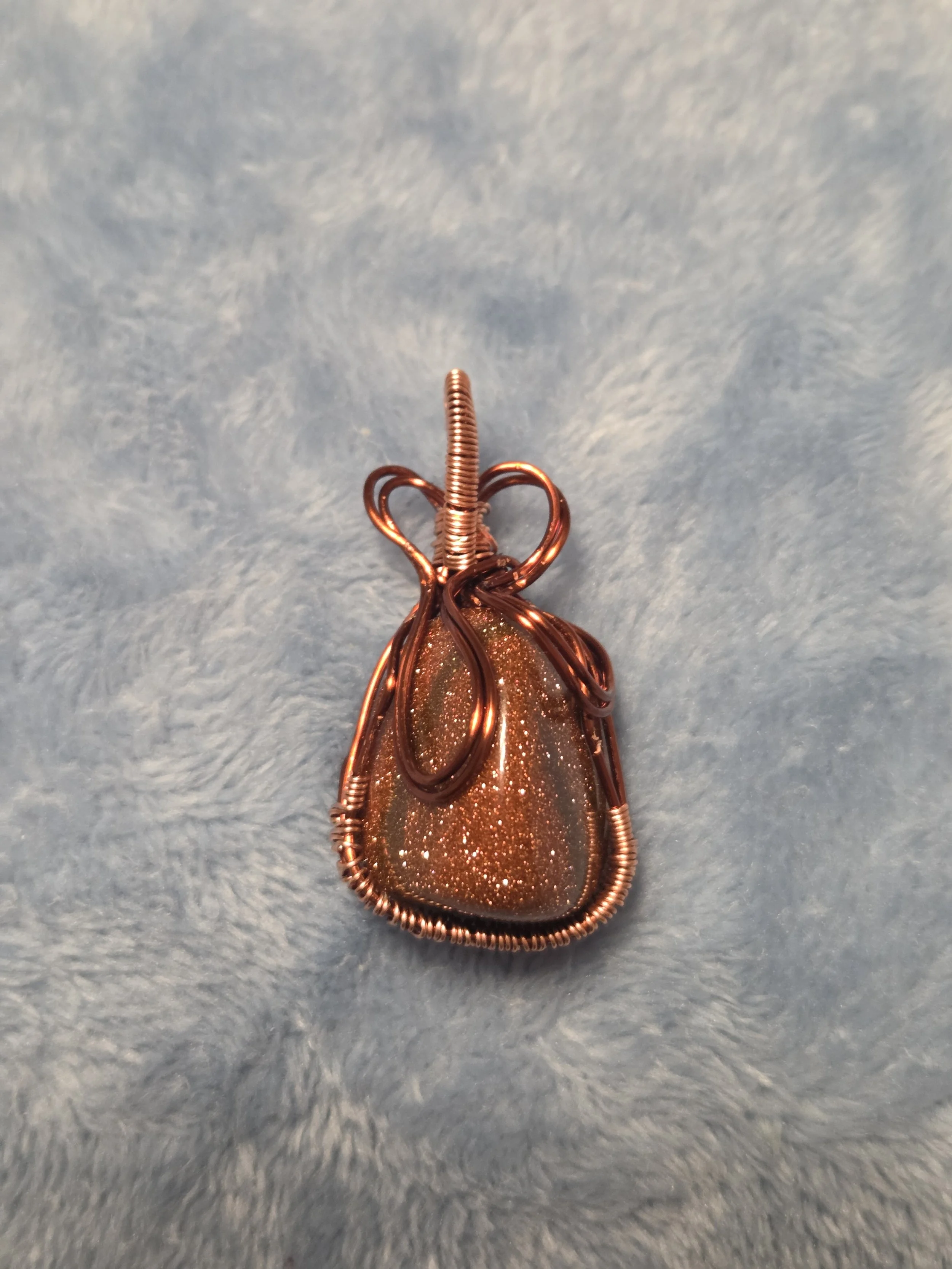 Goldstone Tumble Pendant