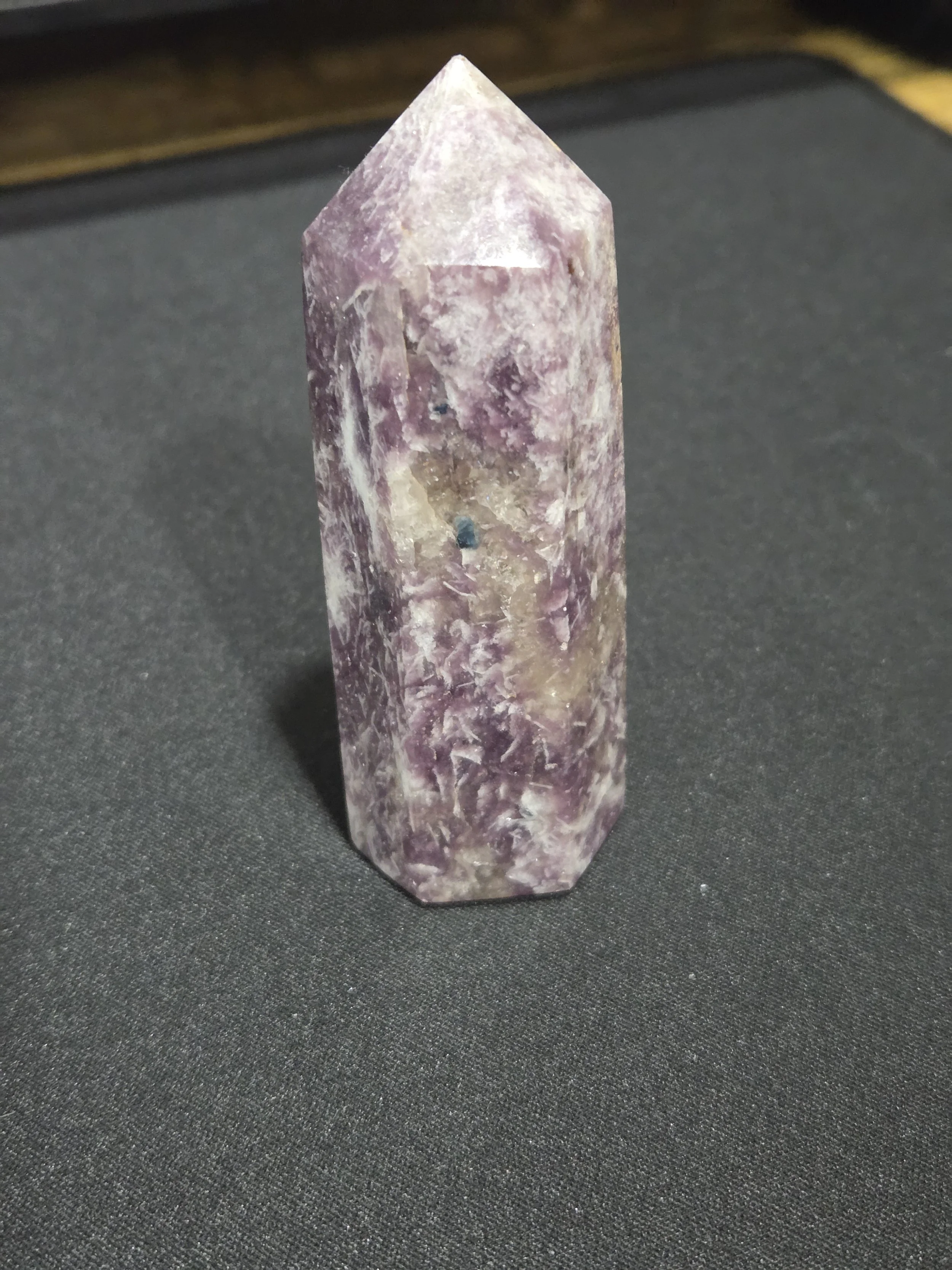 Unicorn Stone Tower DEW Flare | Hand-Polished Natural Gemstone | Heart, Throat & Third Eye Chakra Harmony, Joyful Intuition, Gentle Healing & Magical Expression | Divine Exchange Within