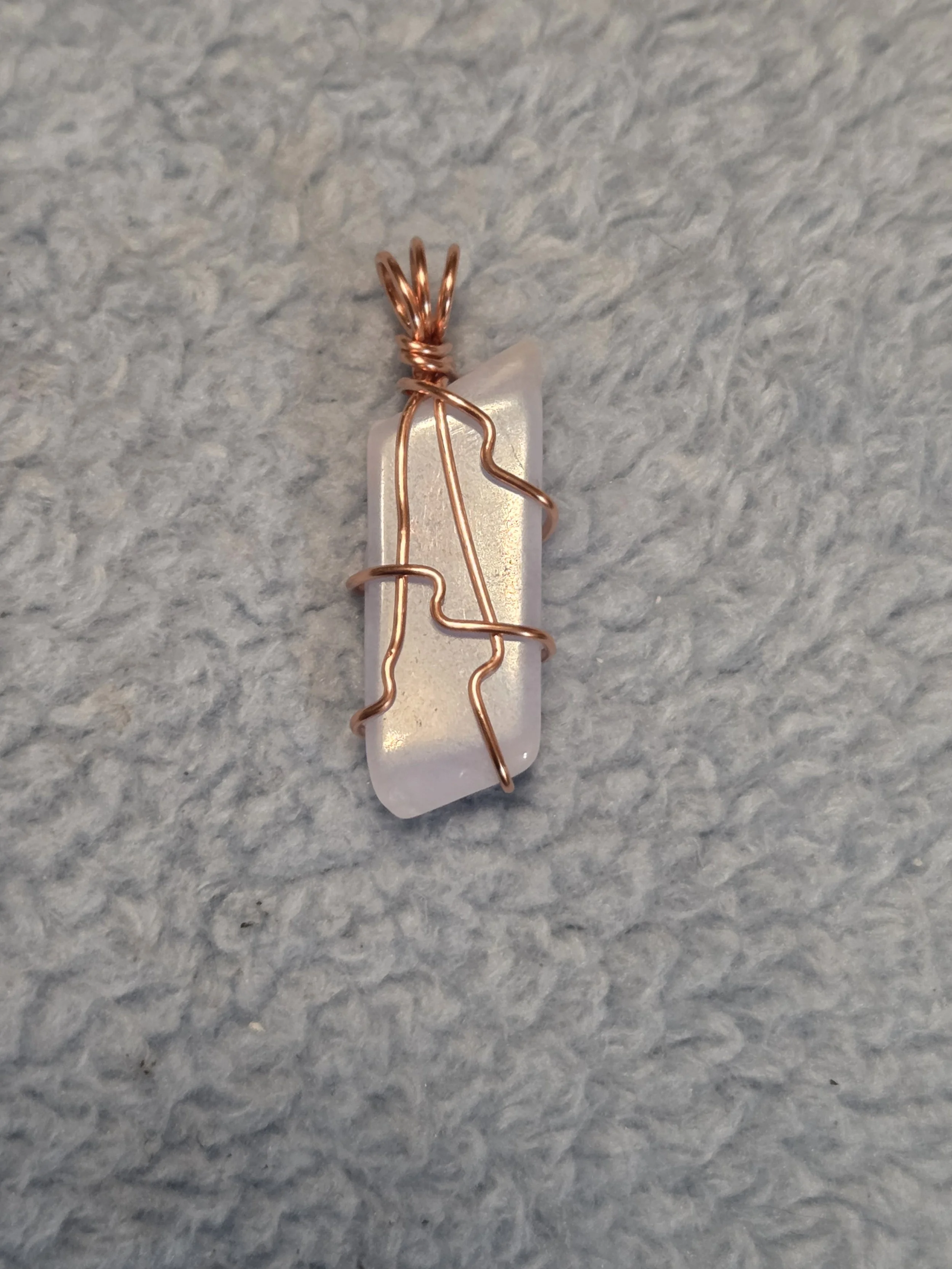 Blue Lace Agate Tumble Pendant