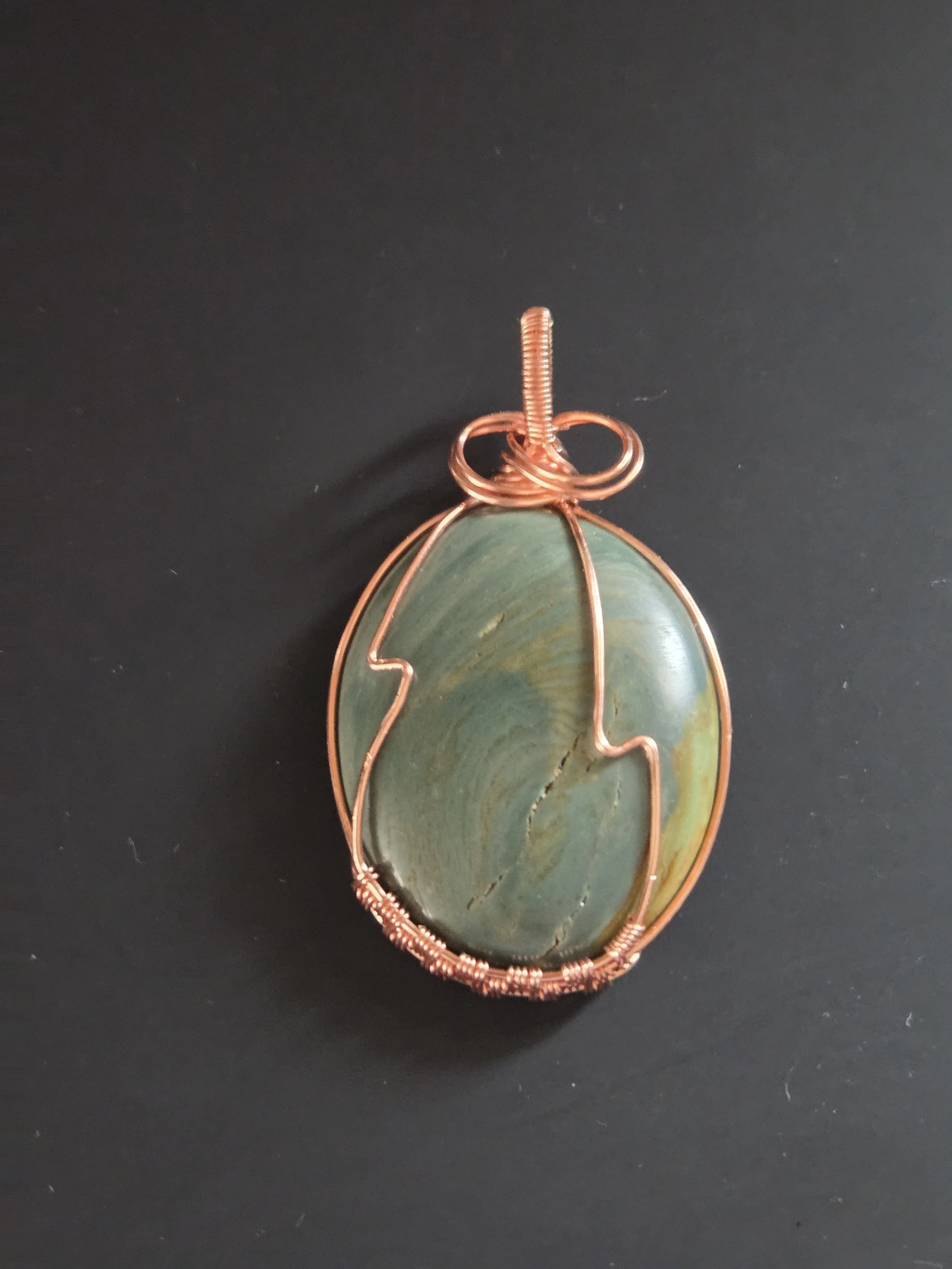 Gary Green Jasper Pendant