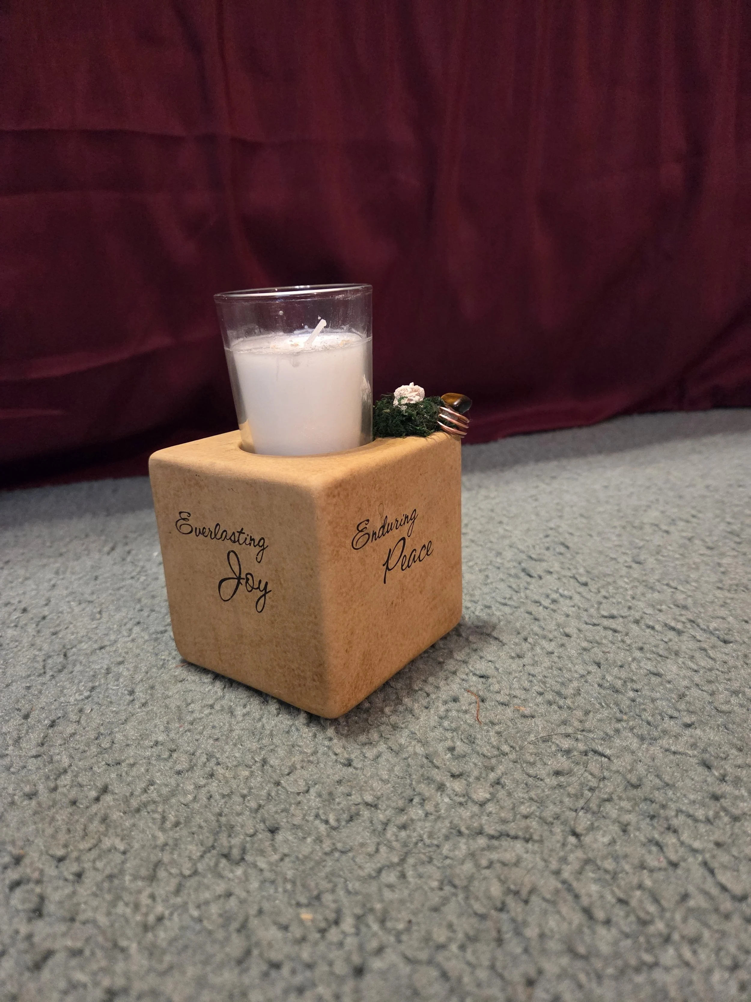 Eternal Hope Candle Holder – The Heart’s Journey Collection | Faith, Peace & Intention Decor