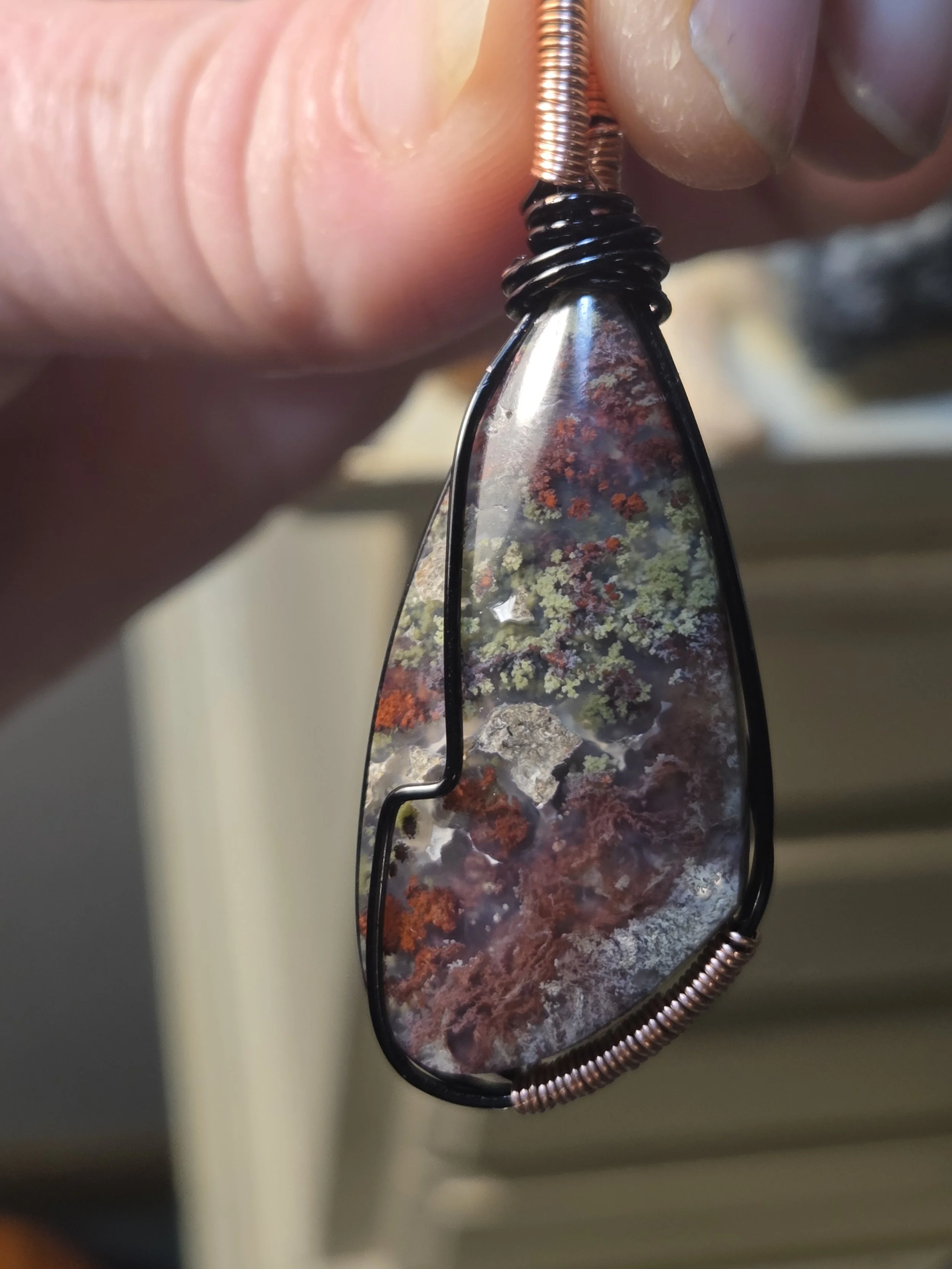 Moss Agate Pendant