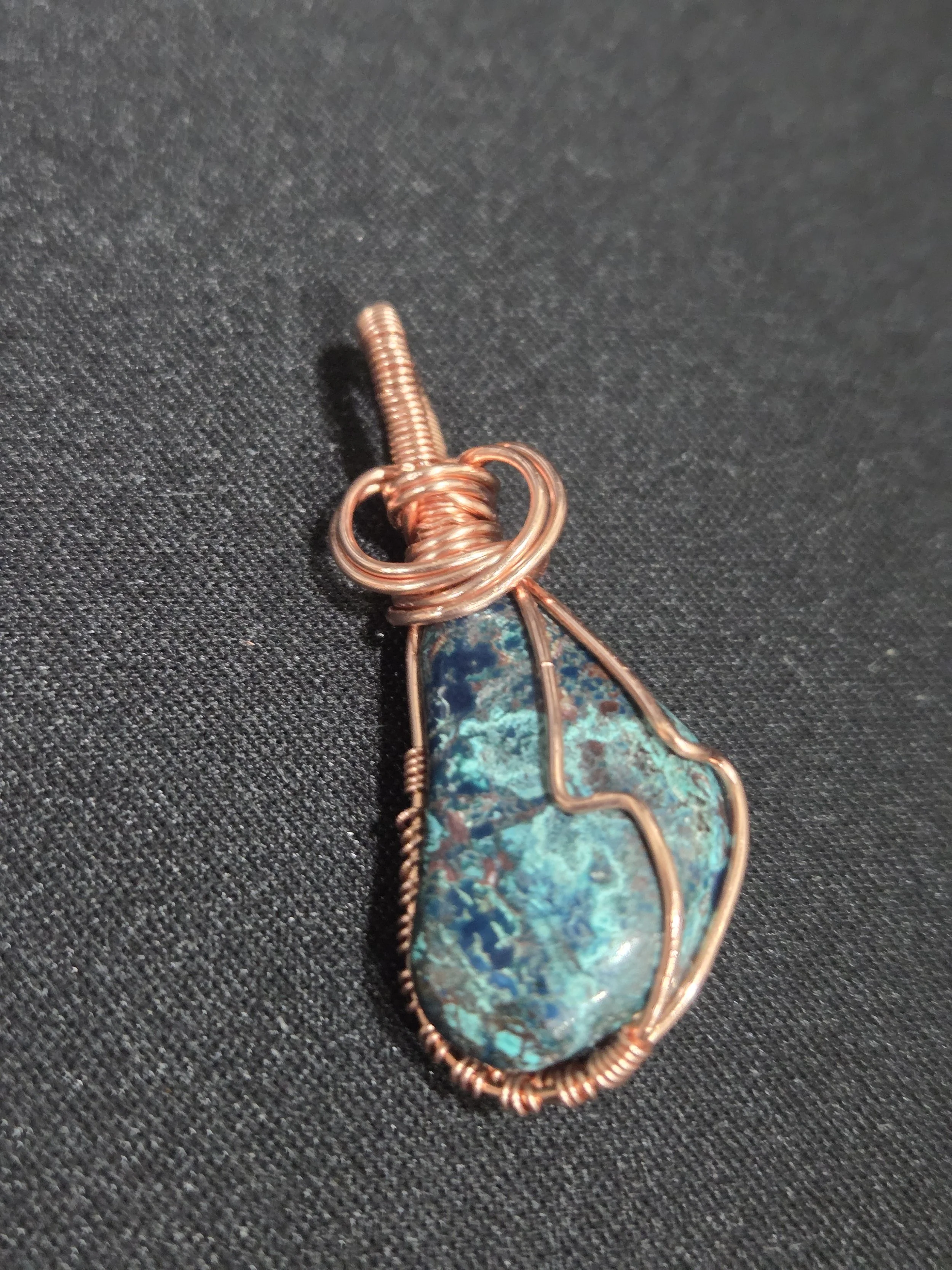 Shattuckite Tumble Pendant